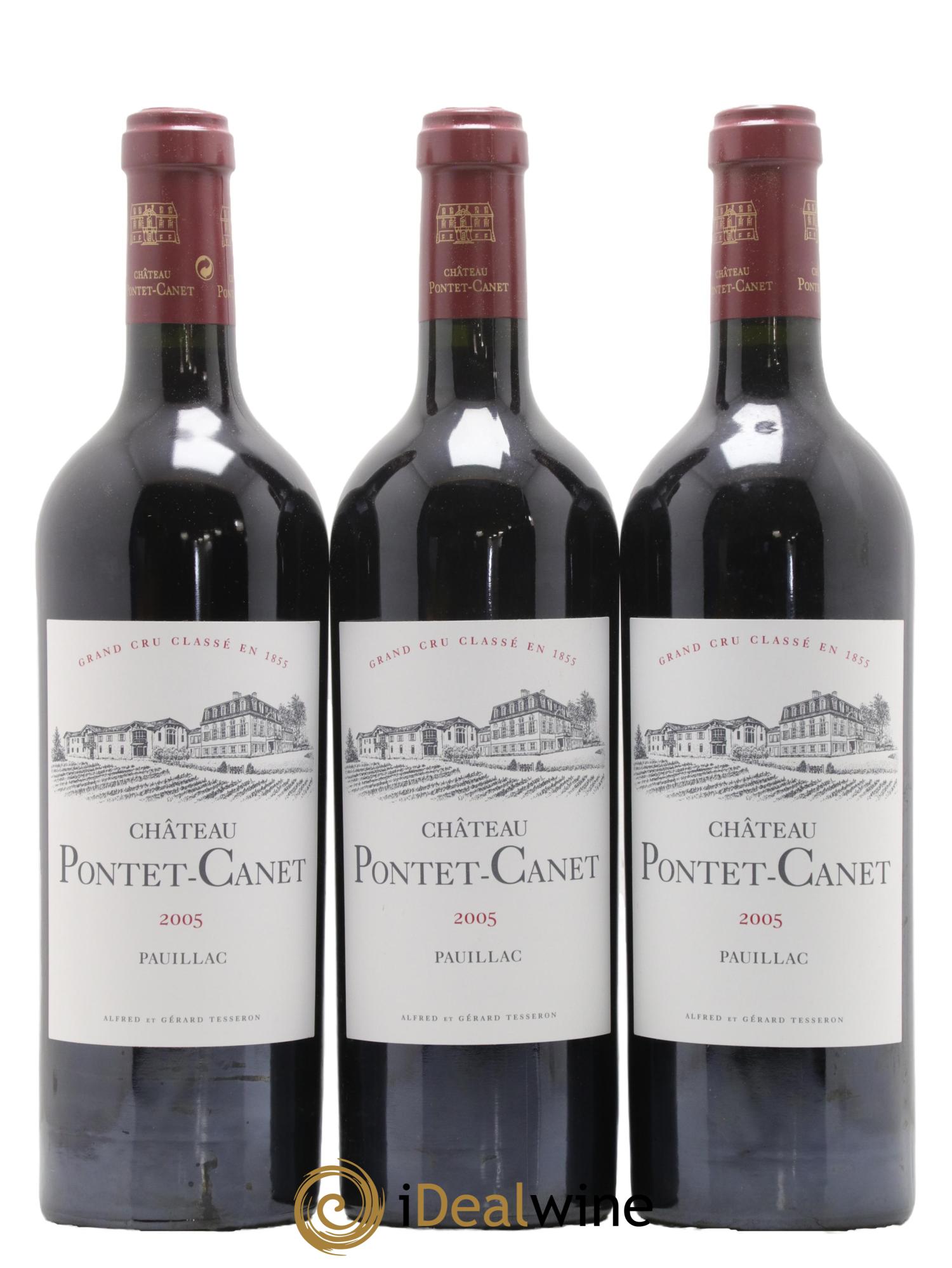 Château Pontet Canet 5ème Grand Cru Classé 2005 - Lot de 6 bouteilles - 2