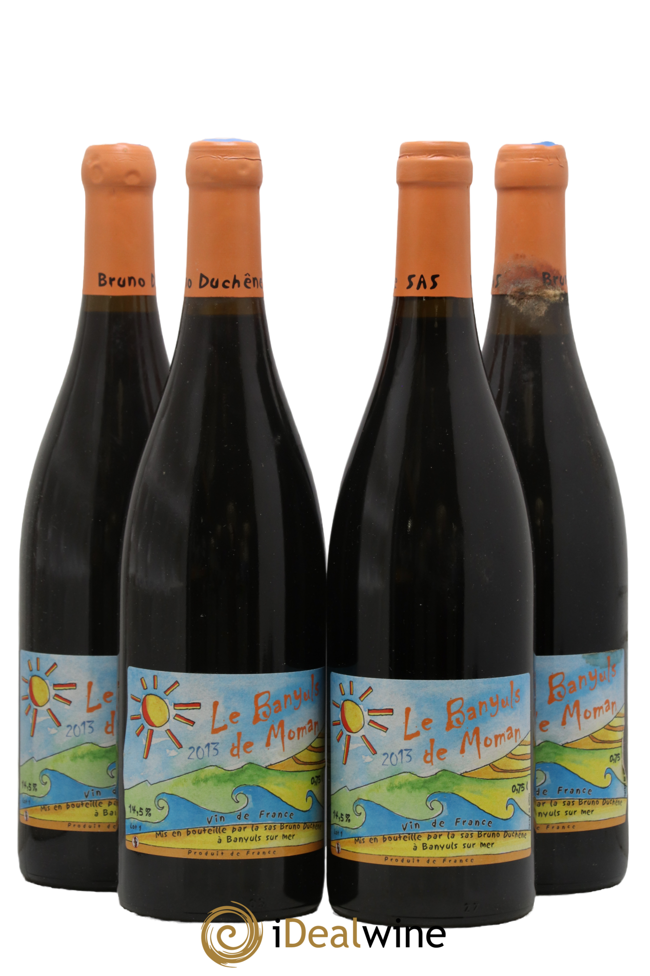 Banyuls Le Banyuls de Moman Bruno Duchêne 2013 - Lotto di 4 bottiglie - 0
