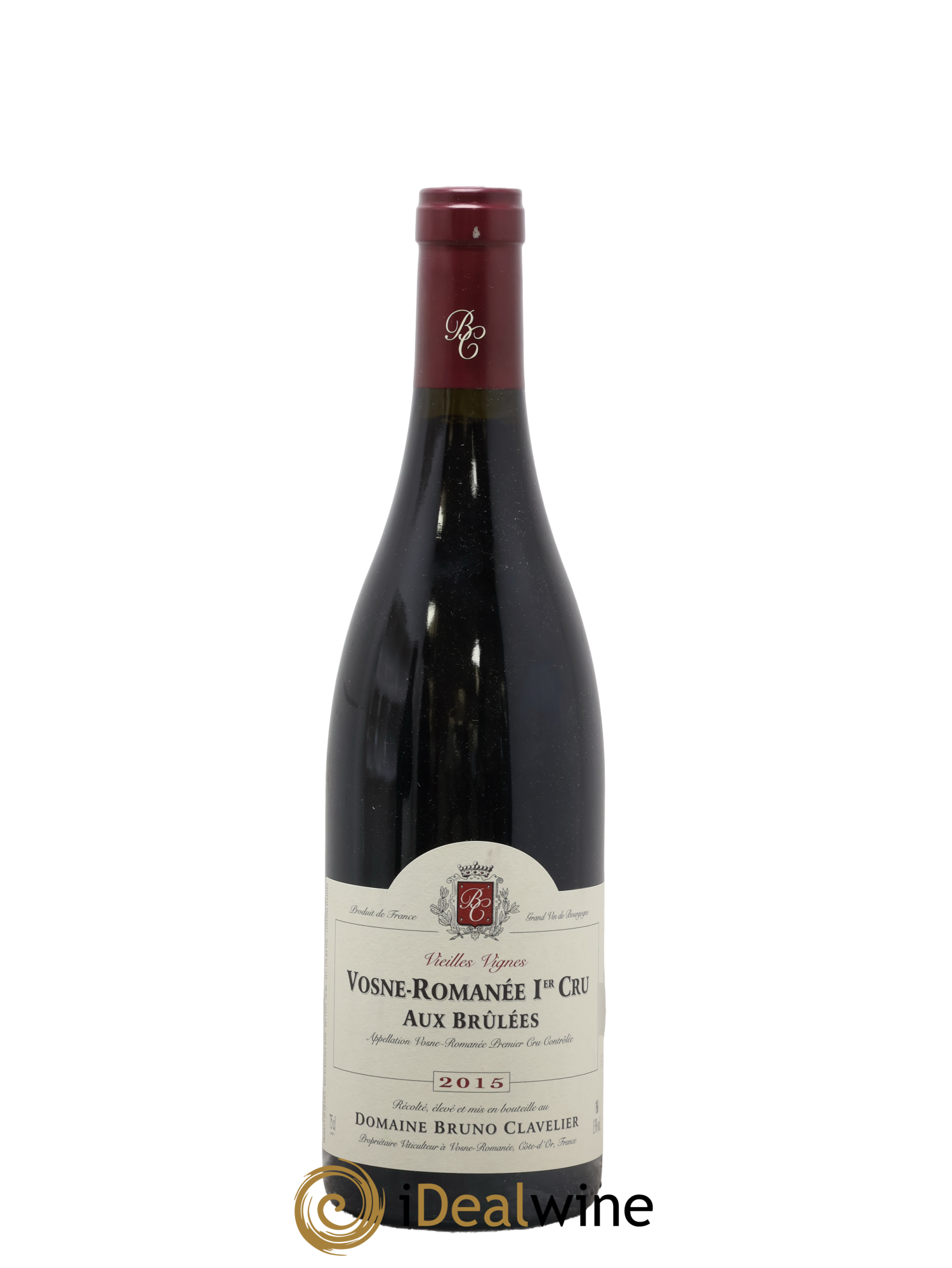 Vosne-Romanée 1er Cru Aux Brulées Vieilles Vignes Bruno Clavelier 2015 - Lot de 1 bouteille - 0