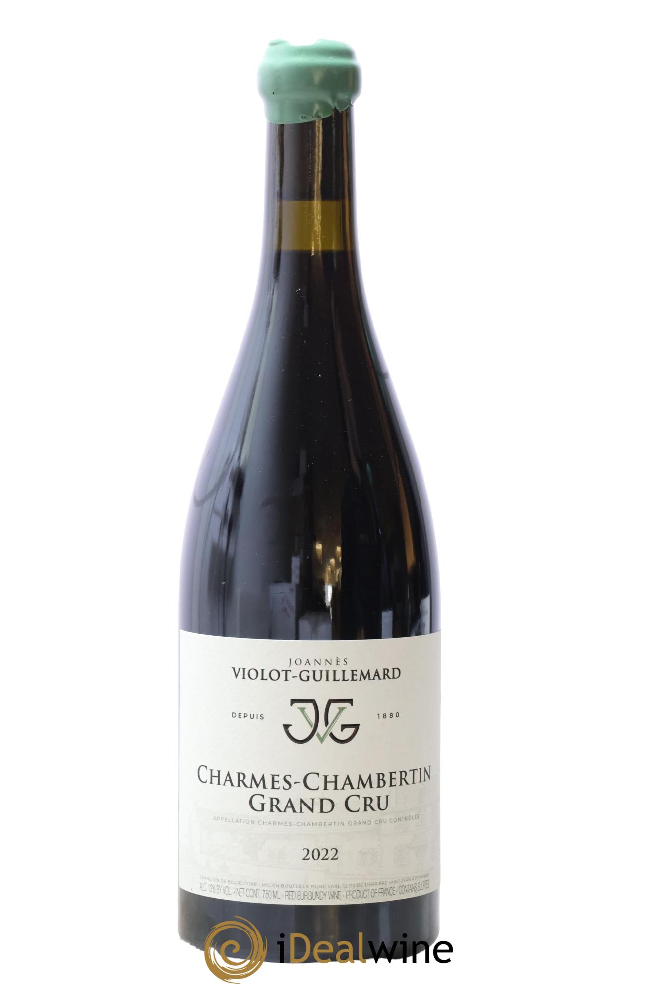 Charmes-Chambertin Grand Cru Joannes Violot Guillemard 2022 - Lot de 1 bouteille - 0