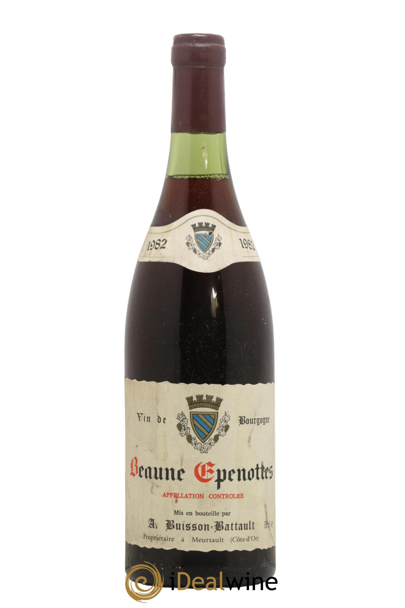 Beaune 1er Cru 1er Cru Epenottes A Buisson Battault 1982 - Lot de 1 bouteille - 0