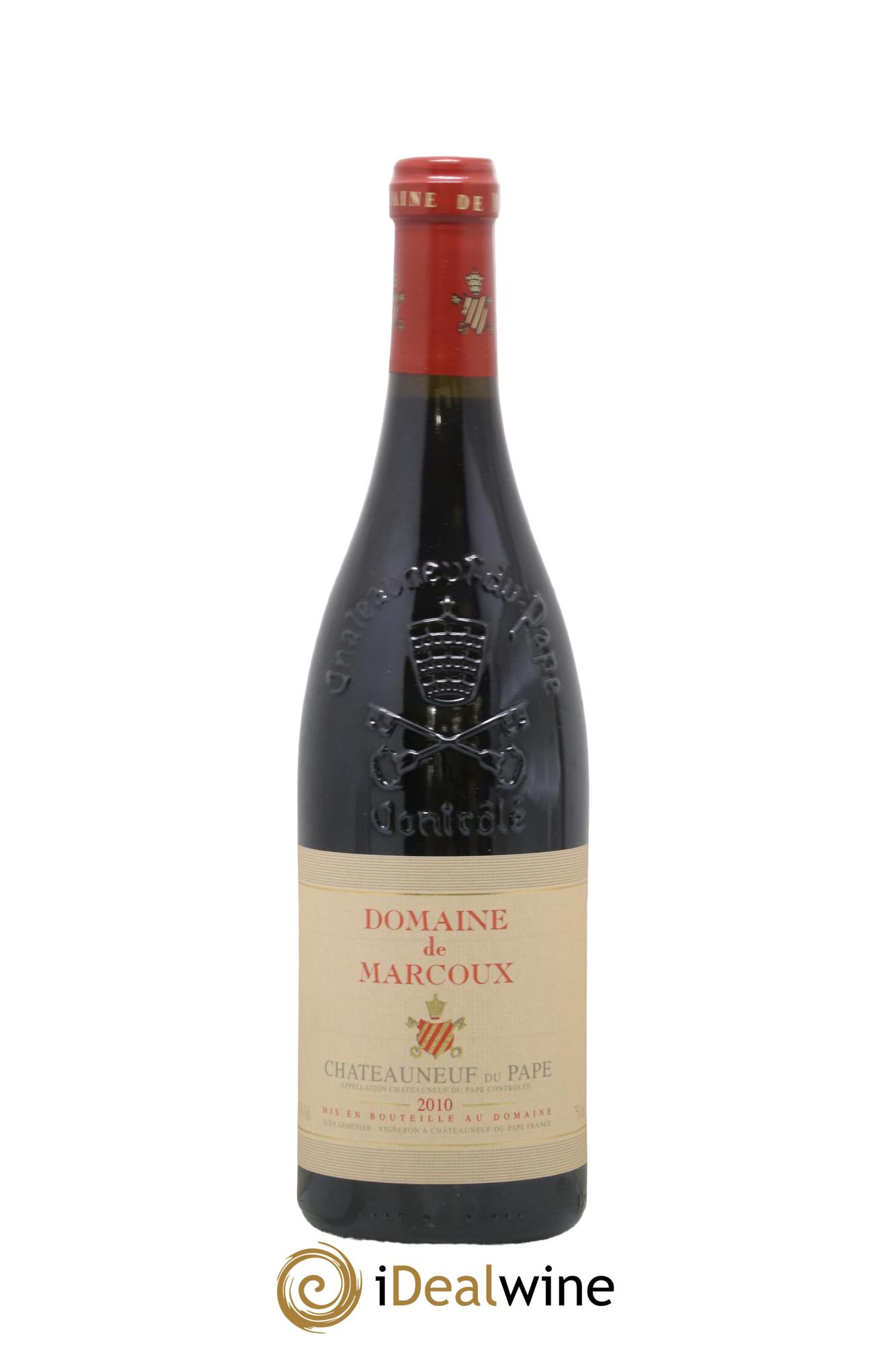 Châteauneuf-du-Pape Marcoux (Domaine de) 2010 - Lot de 1 bouteille - 0