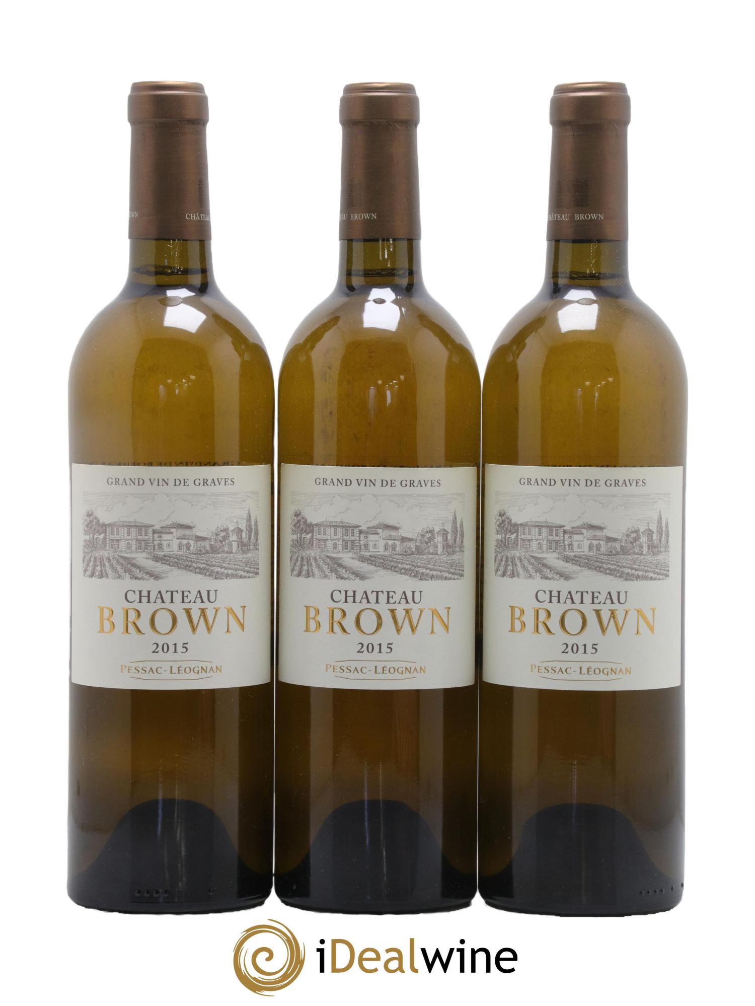 Château Brown 2015 - Lotto di 6 bottiglie - 1