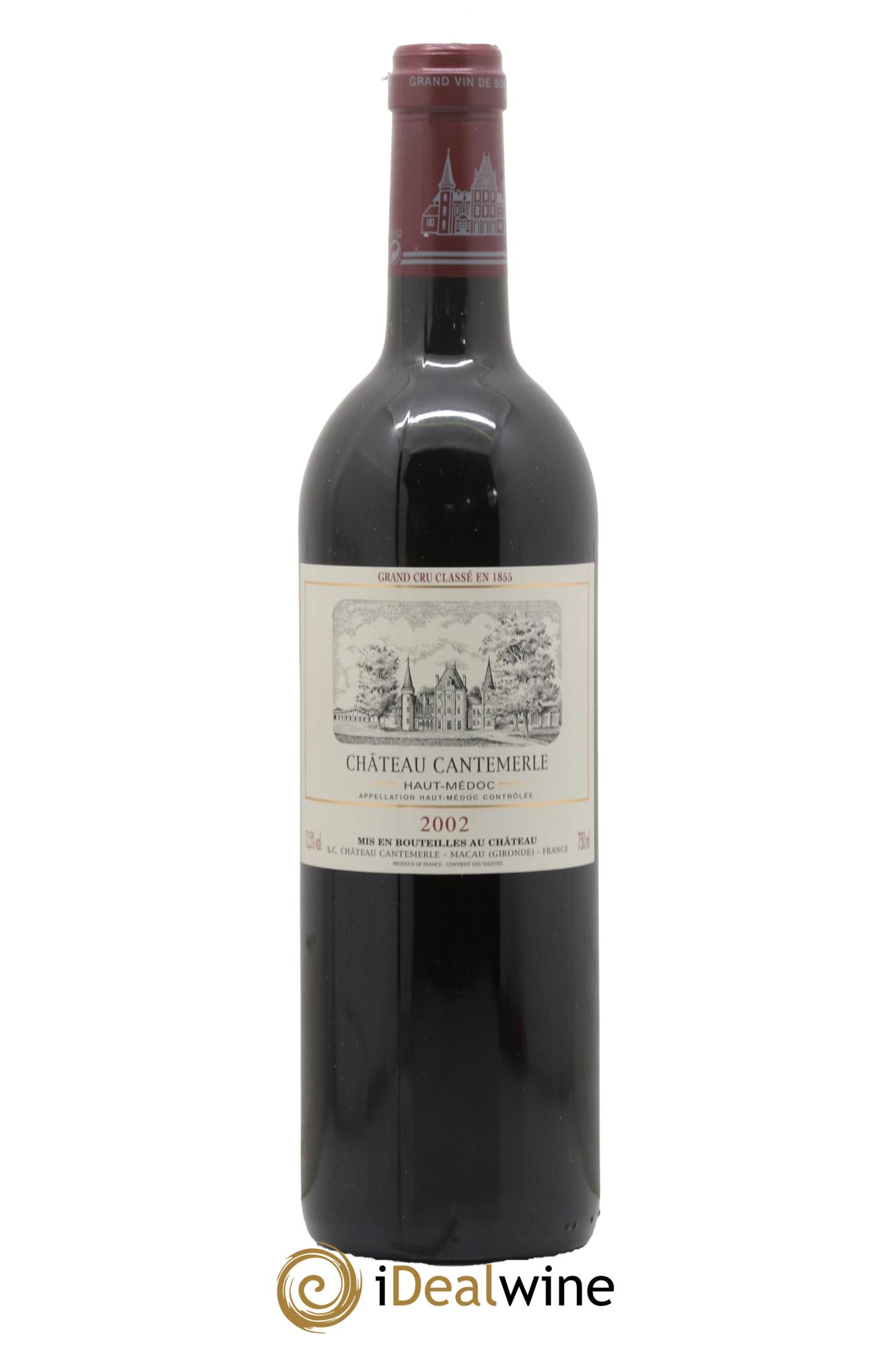 Château Cantemerle 5ème Grand Cru Classé 2002 - Lot of 1 bottle - 0