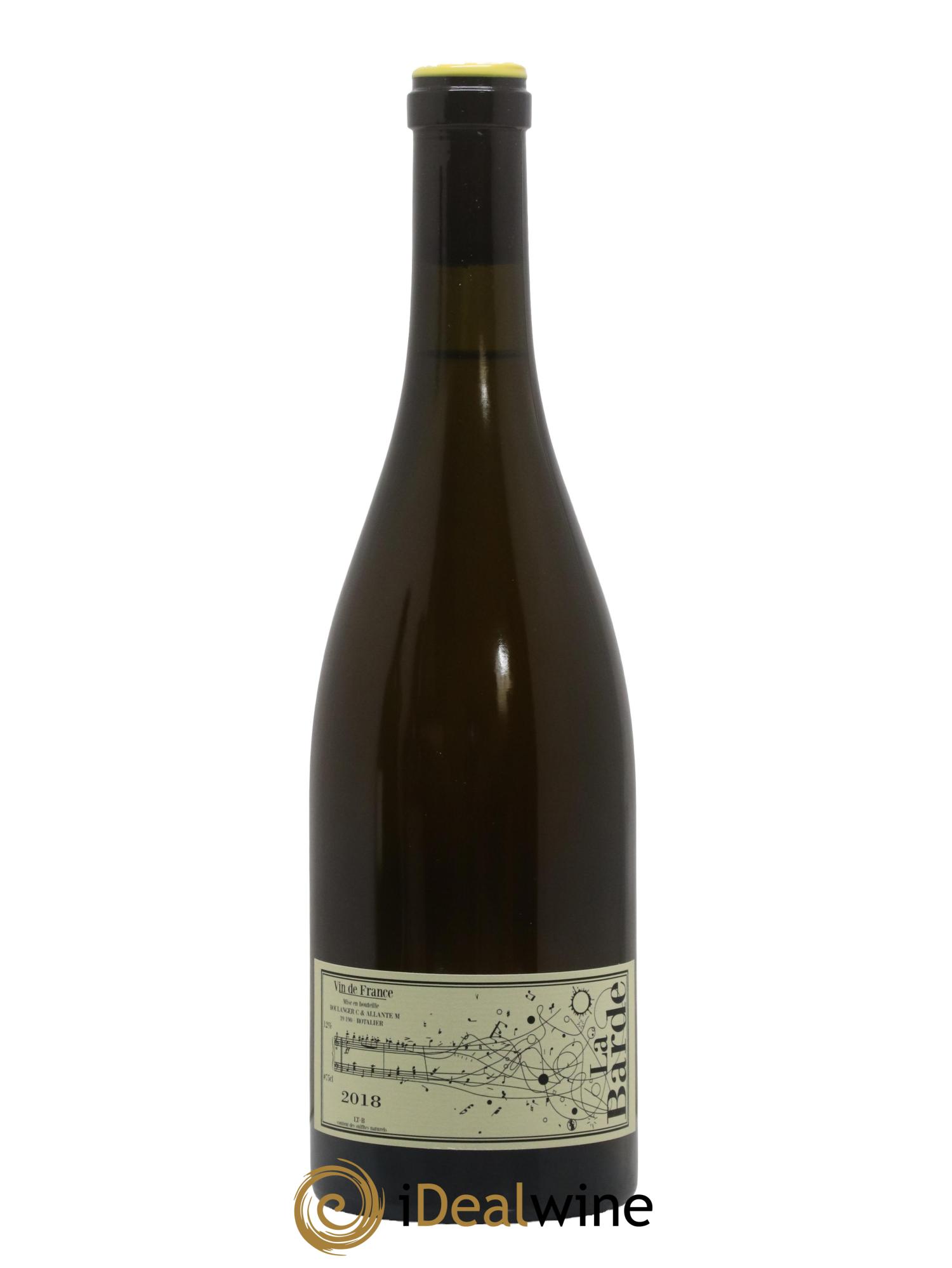 Vin de France La Barde Allante Boulanger 2018 - Lot de 1 bouteille - 0
