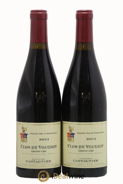 Clos de Vougeot Grand Cru Castagnier (Domaine) 2011 - Lot of 2 bottles - 0