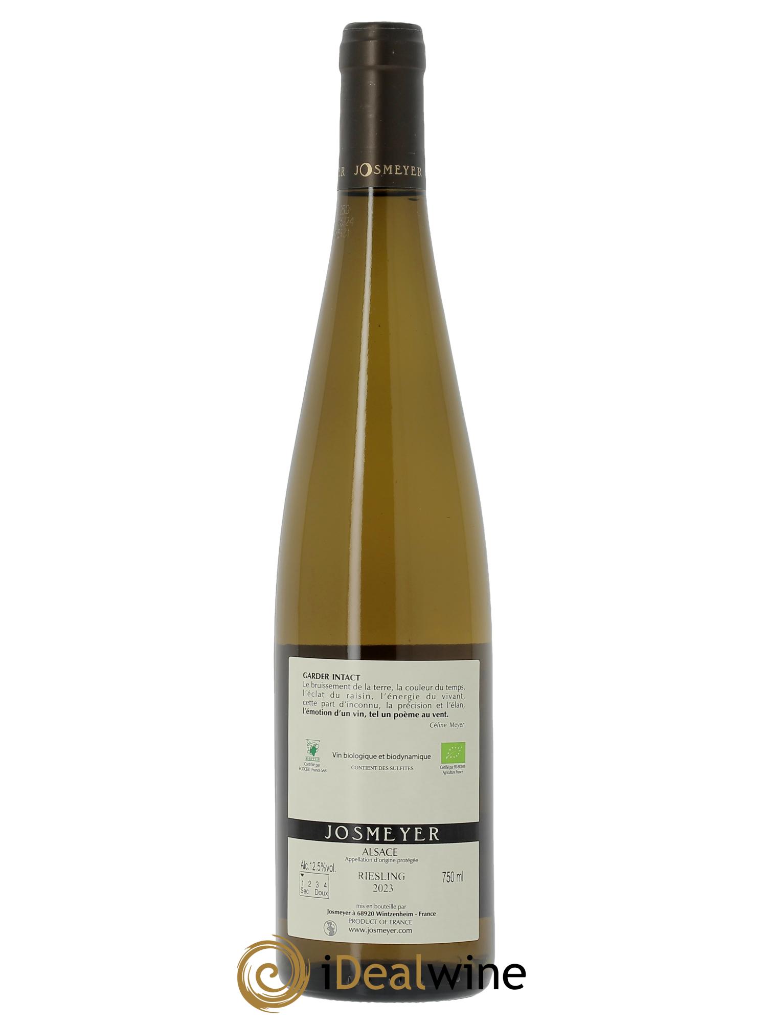 Alsace Riesling Le Dragon Josmeyer (Domaine)  2023 - Lot de 1 bouteille - 1