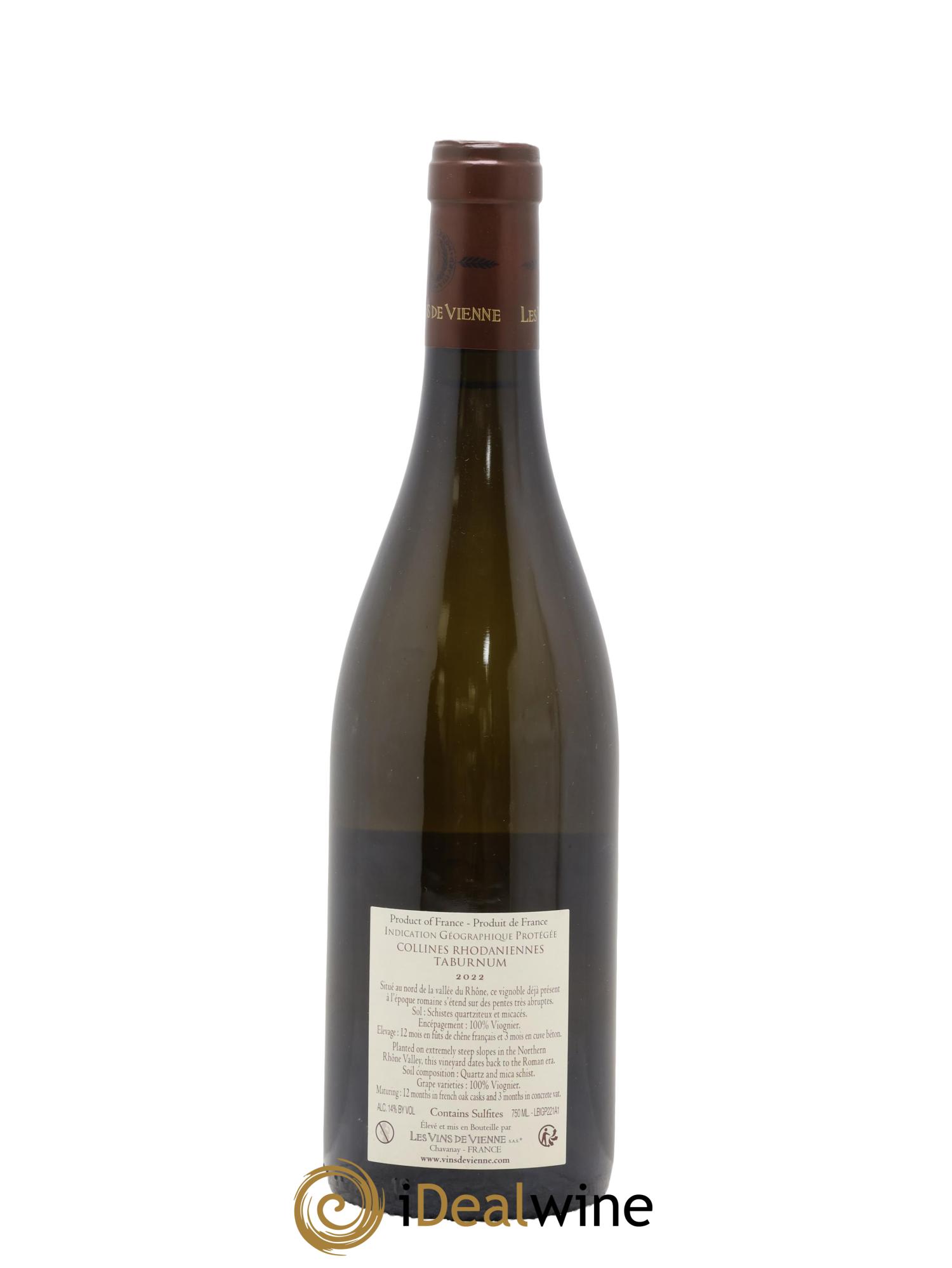 Collines Rhodaniennes Taburnum Les Vins de Vienne 2022 - Lotto di 1 bottiglia - 1