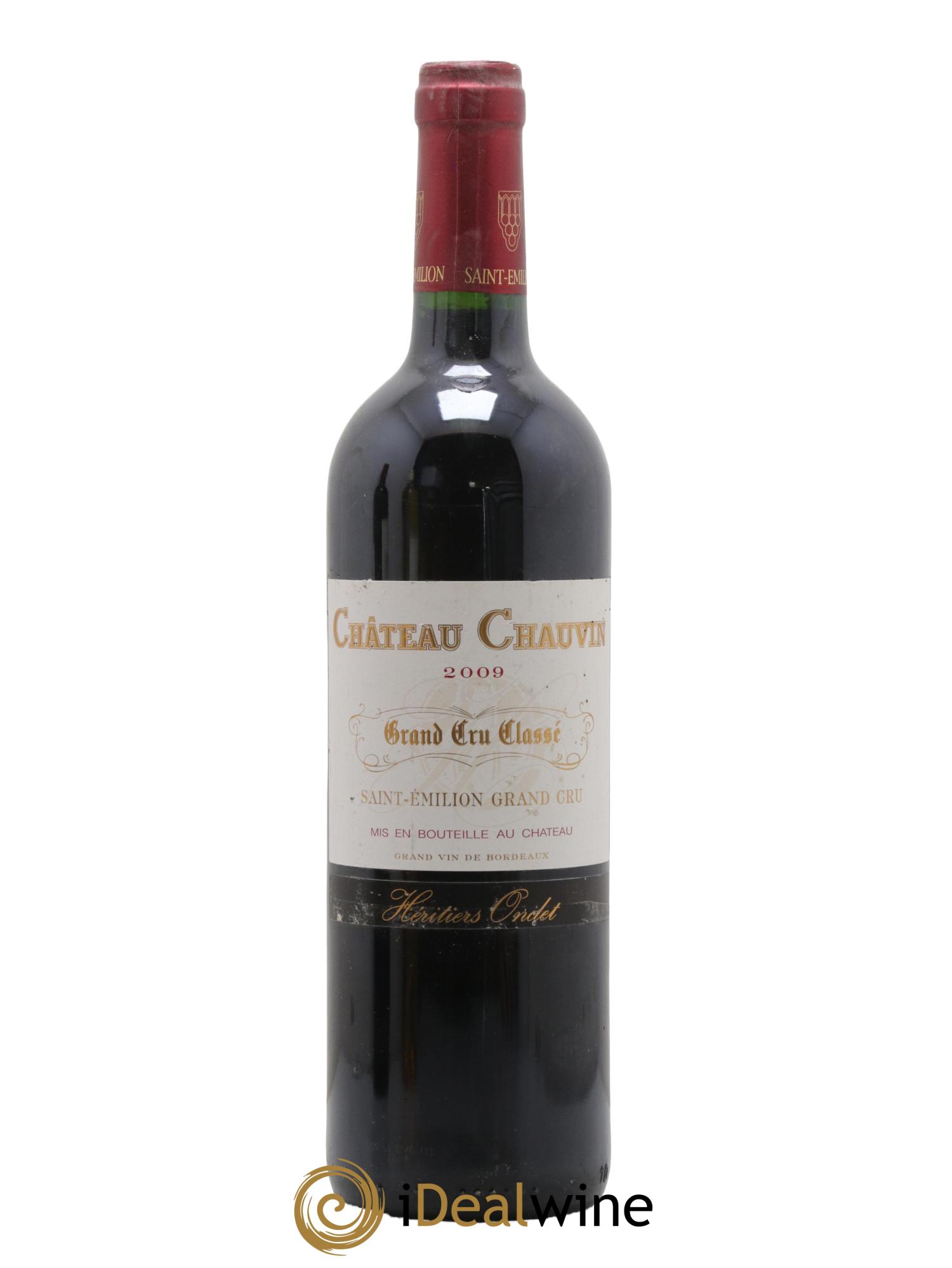 Château Chauvin Grand Cru Classé 2009 - Lot de 1 bouteille - 0