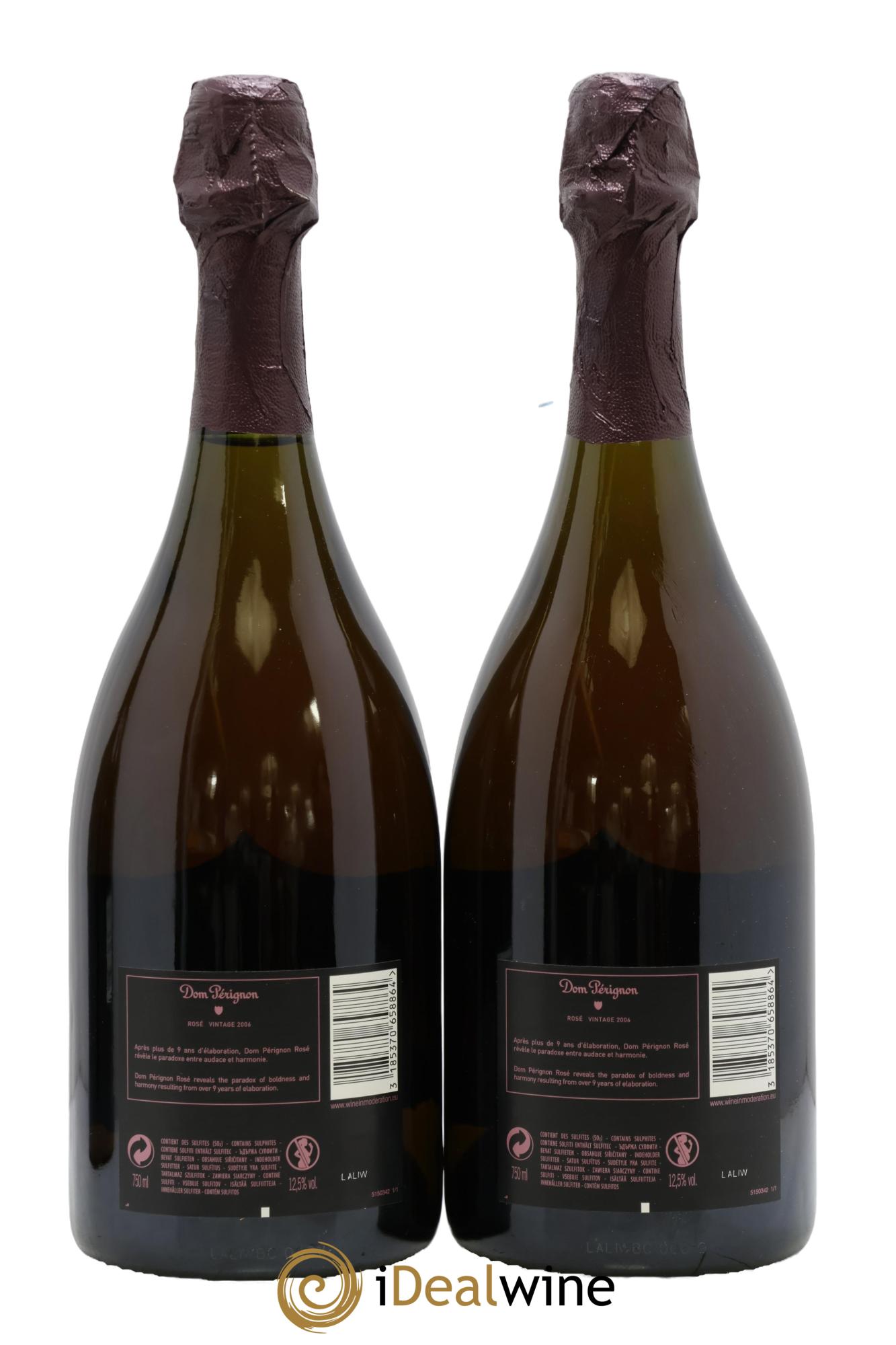 Brut Dom Pérignon 2006 - Lot of 2 bottles - 1