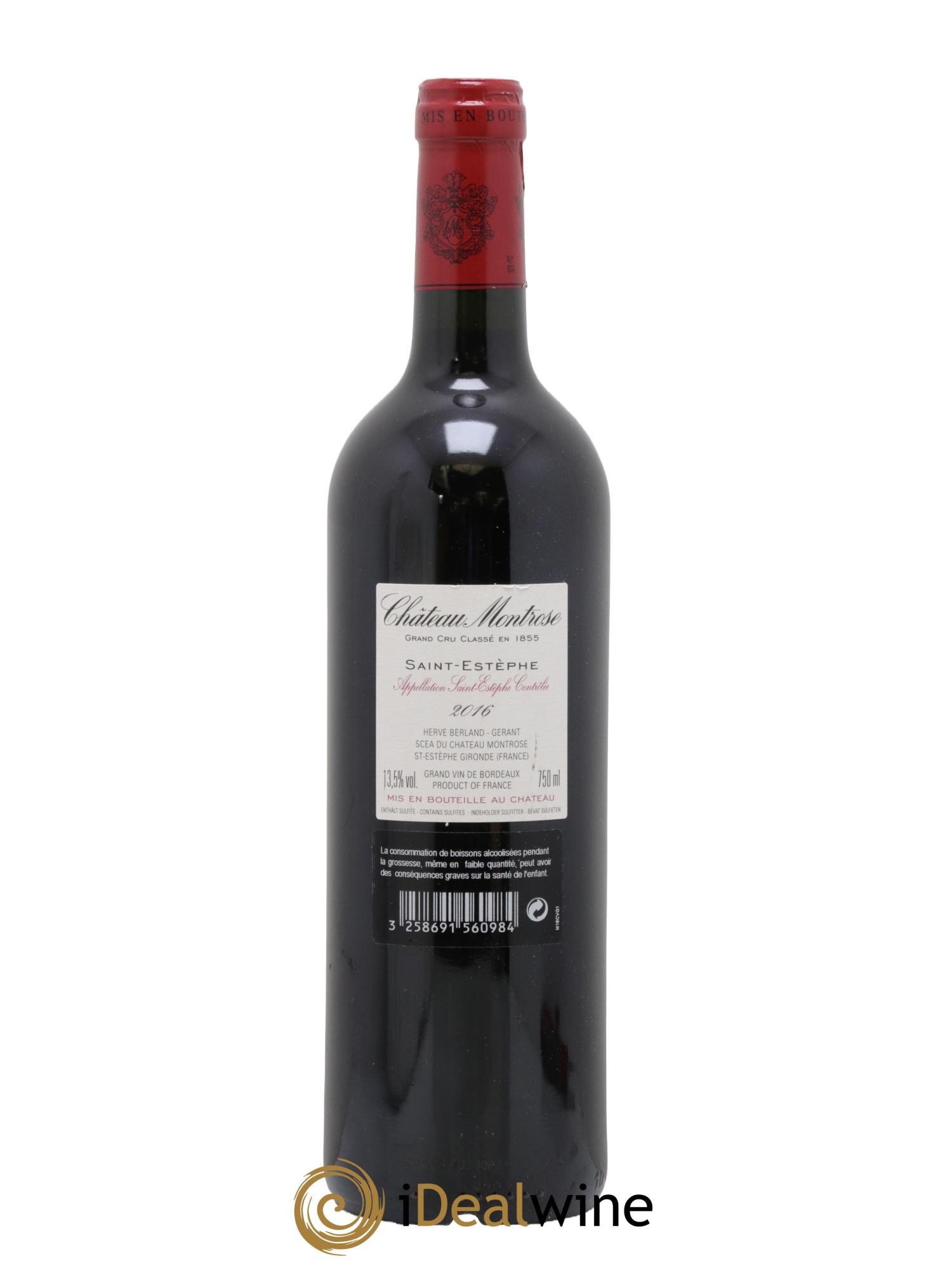 Château Montrose 2ème Grand Cru Classé 2016 - Lot of 1 bottle - 1