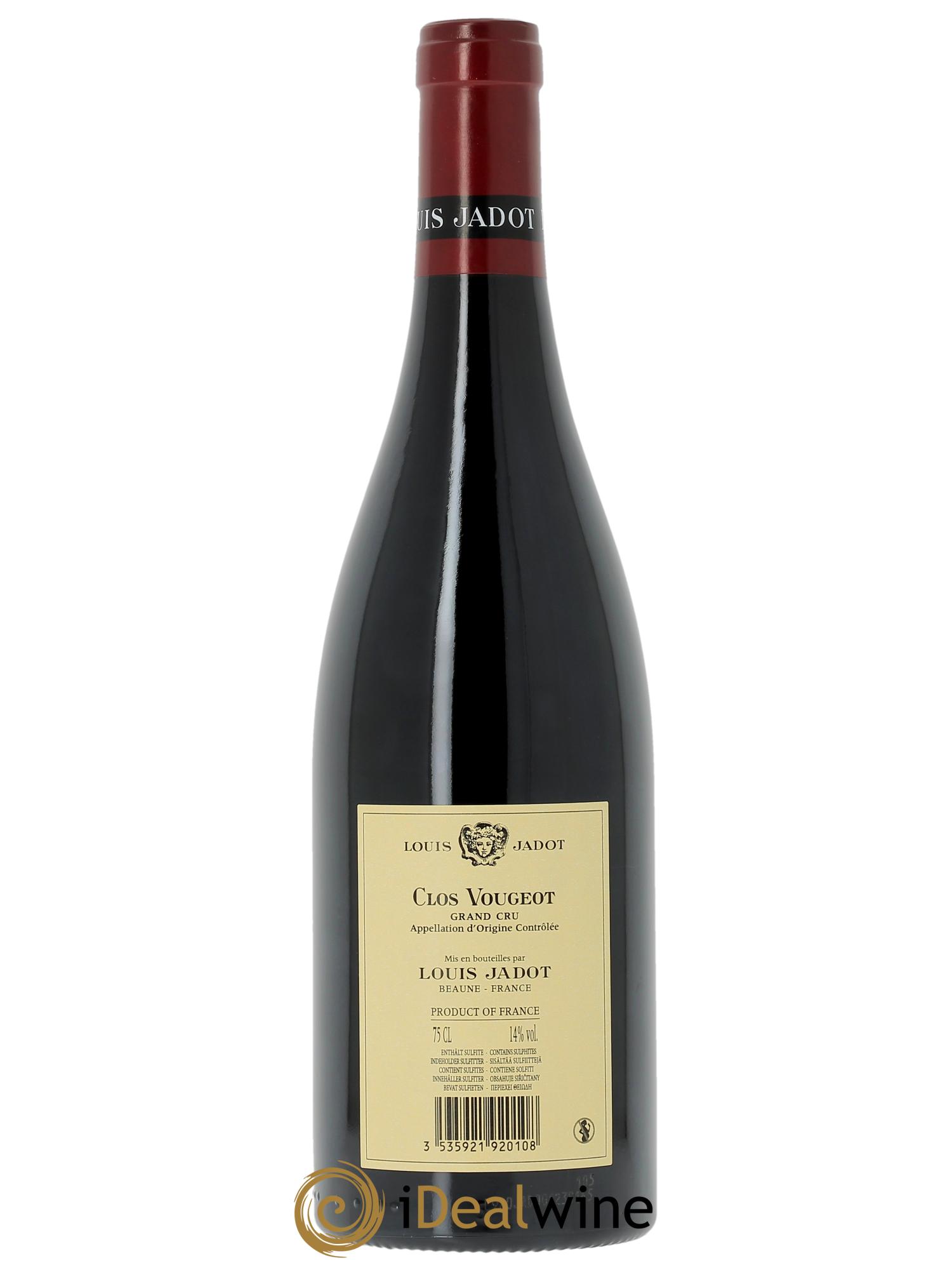 Clos de Vougeot Grand Cru Louis Jadot (Domaine) (Cassetta in legno a partire da 3 bt) 2023 - Lotto di 1 bottiglia - 1