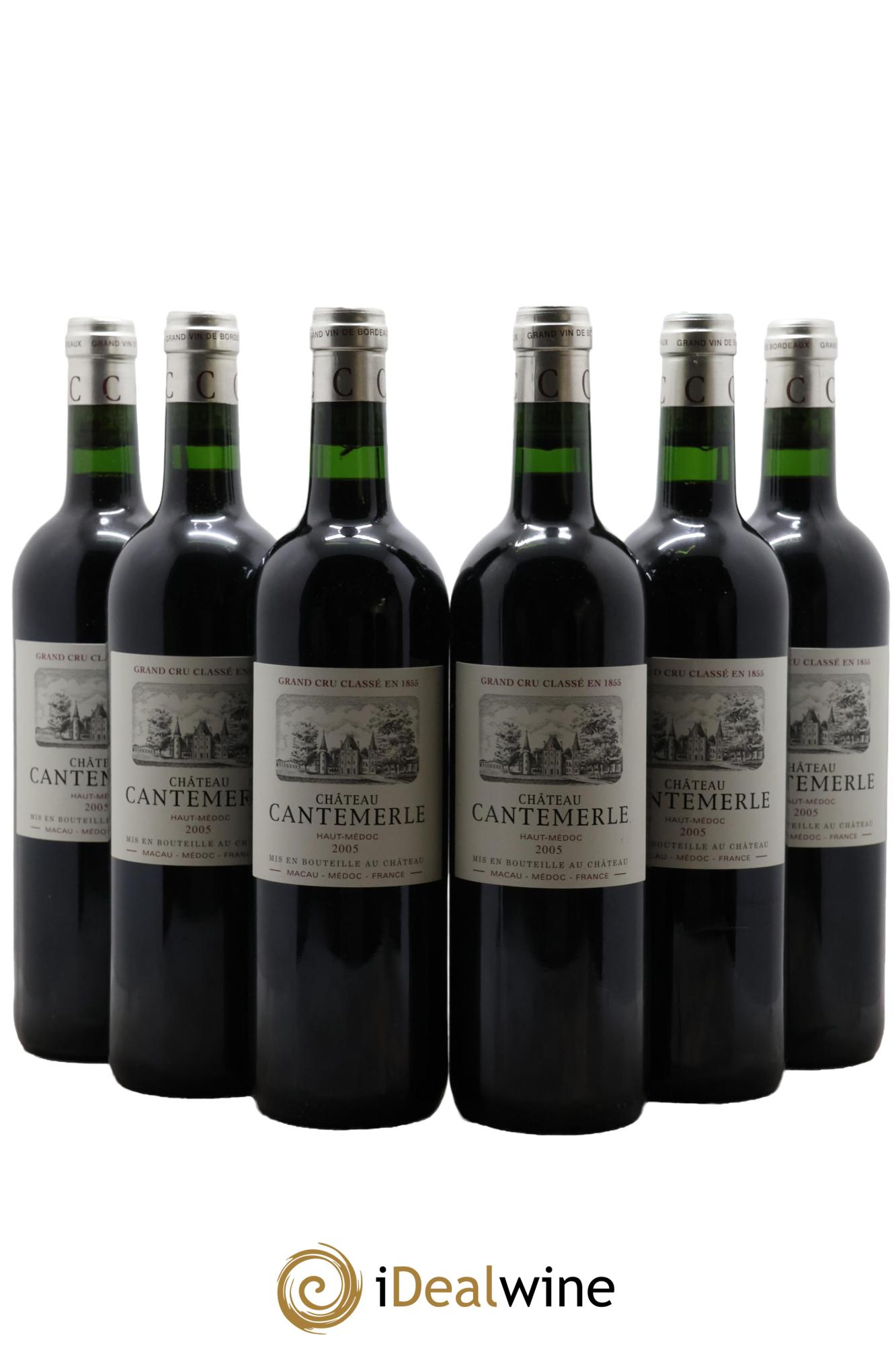 Château Cantemerle 5ème Grand Cru Classé 2005 - Lot of 6 bottles - 0