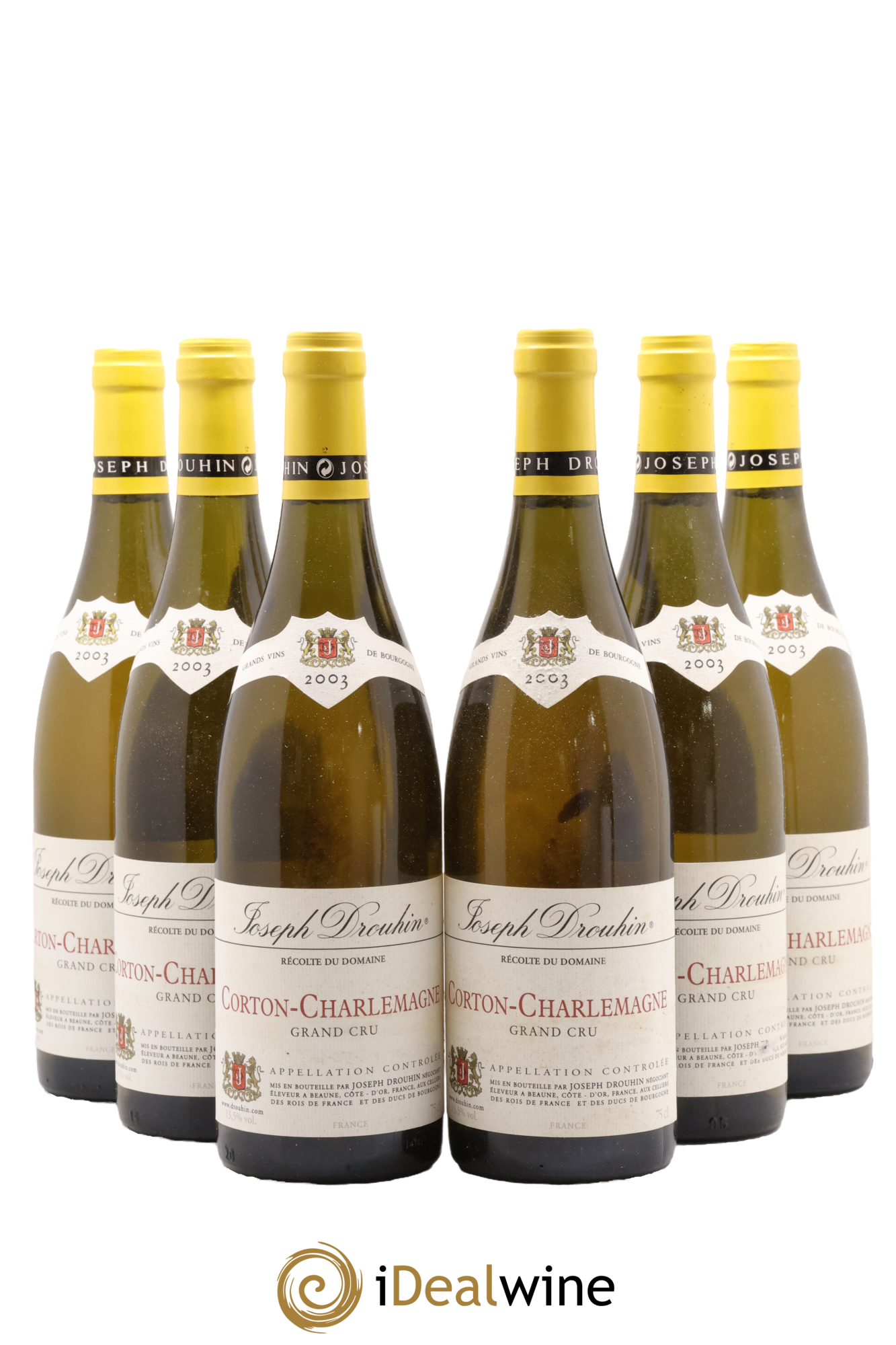 Corton-Charlemagne Grand Cru Joseph Drouhin 2003 - Lotto di 6 bottiglie - 0