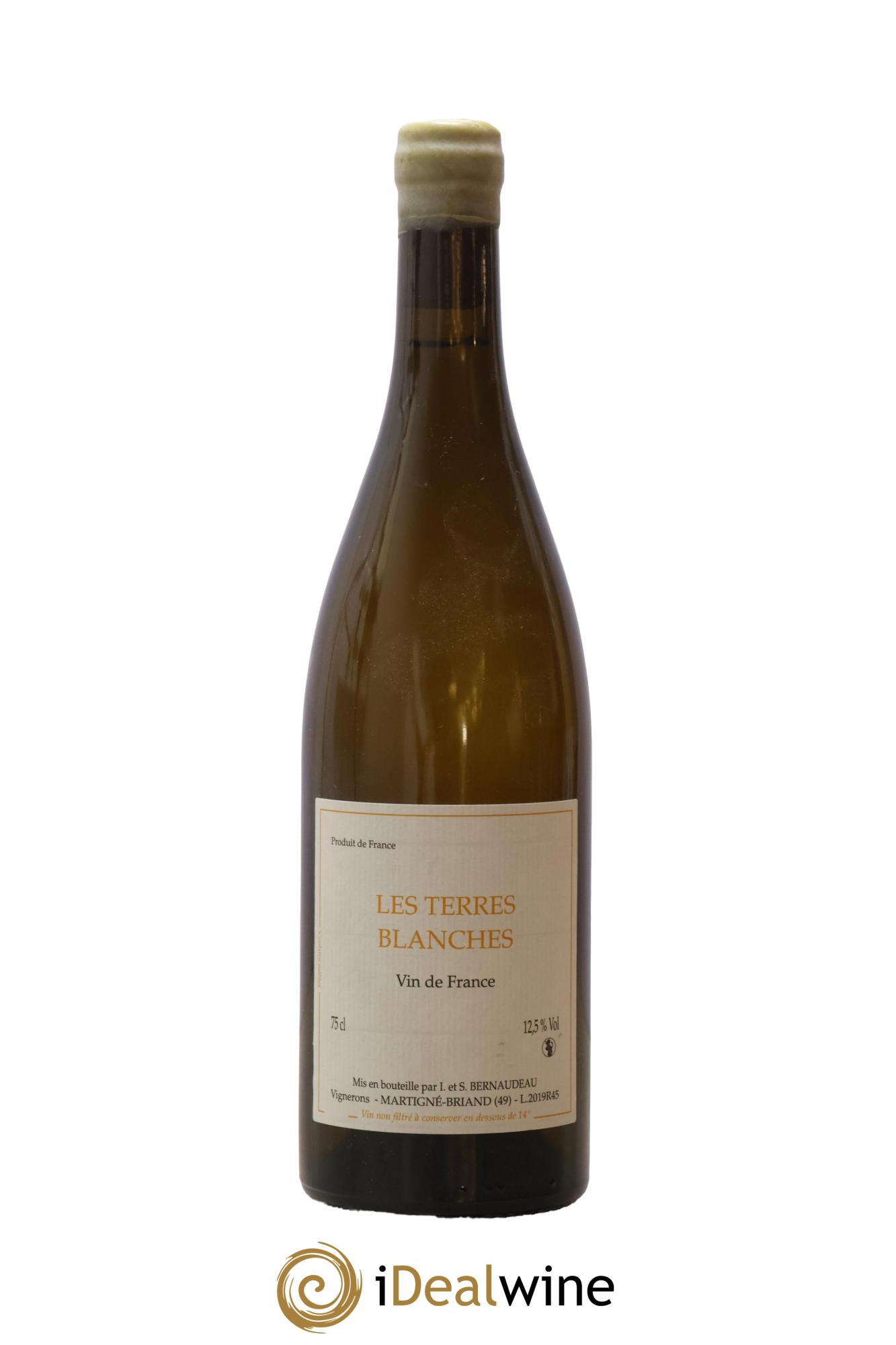 Vin de France Les Terres Blanches Stéphane Bernaudeau 2019 - Lot of 1 bottle - 0
