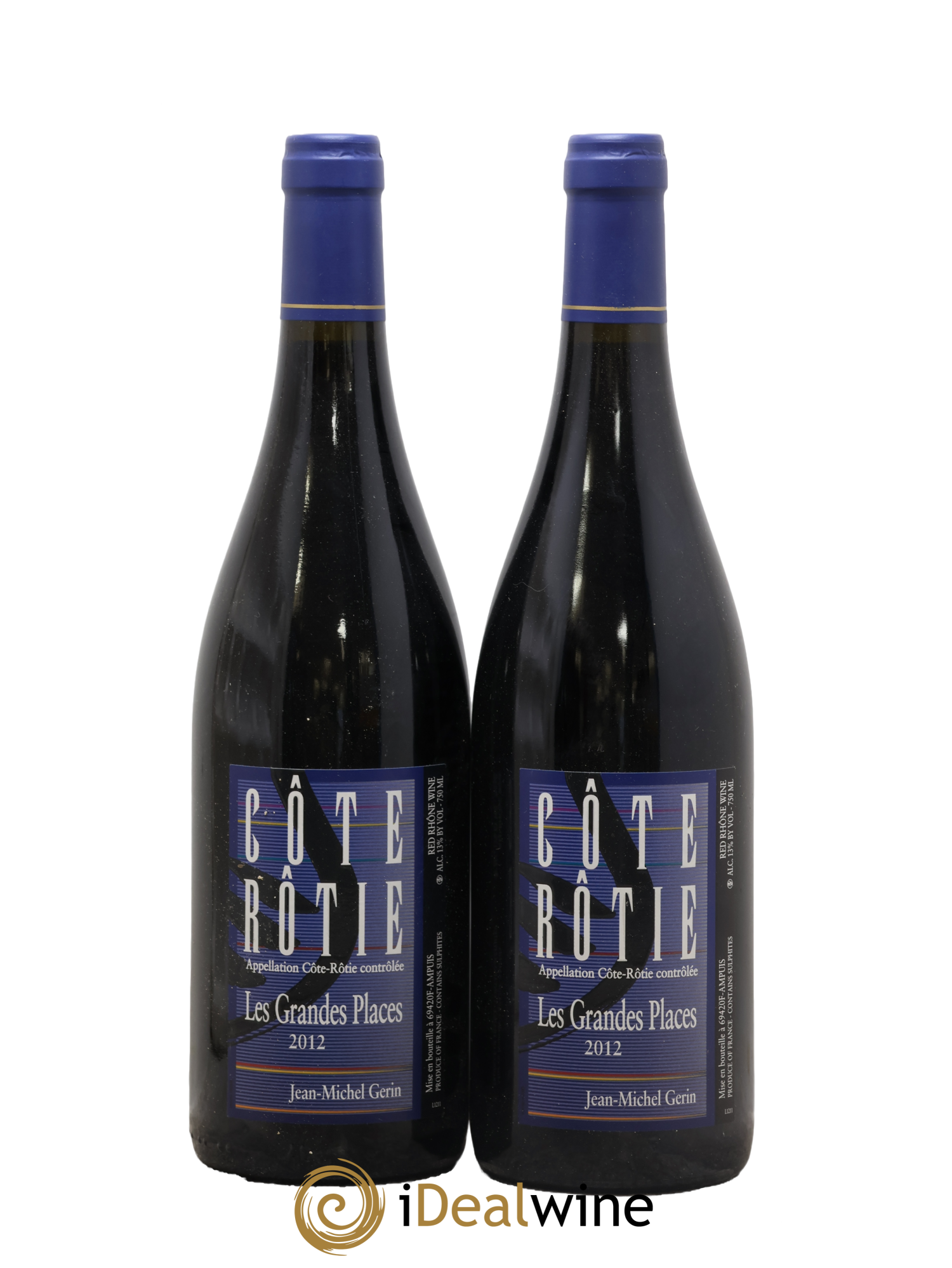 Côte-Rôtie Les Grandes Places Jean-Michel Gerin 2012 - Lot de 2 bouteilles - 0