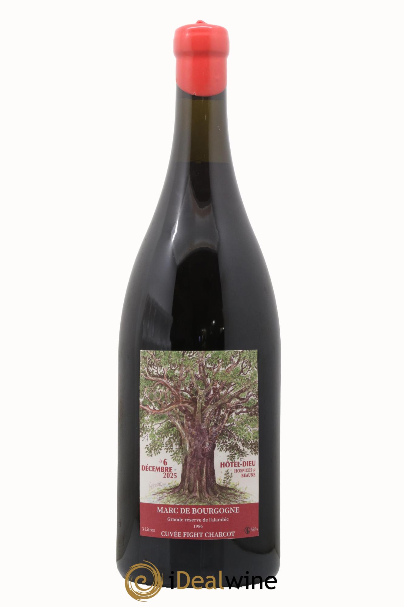 Marc de Bourgogne Grande Réserve de l'Alambic SAB'S (tasting at the estate included) 1986 - Lot of 1 double magnum - 1