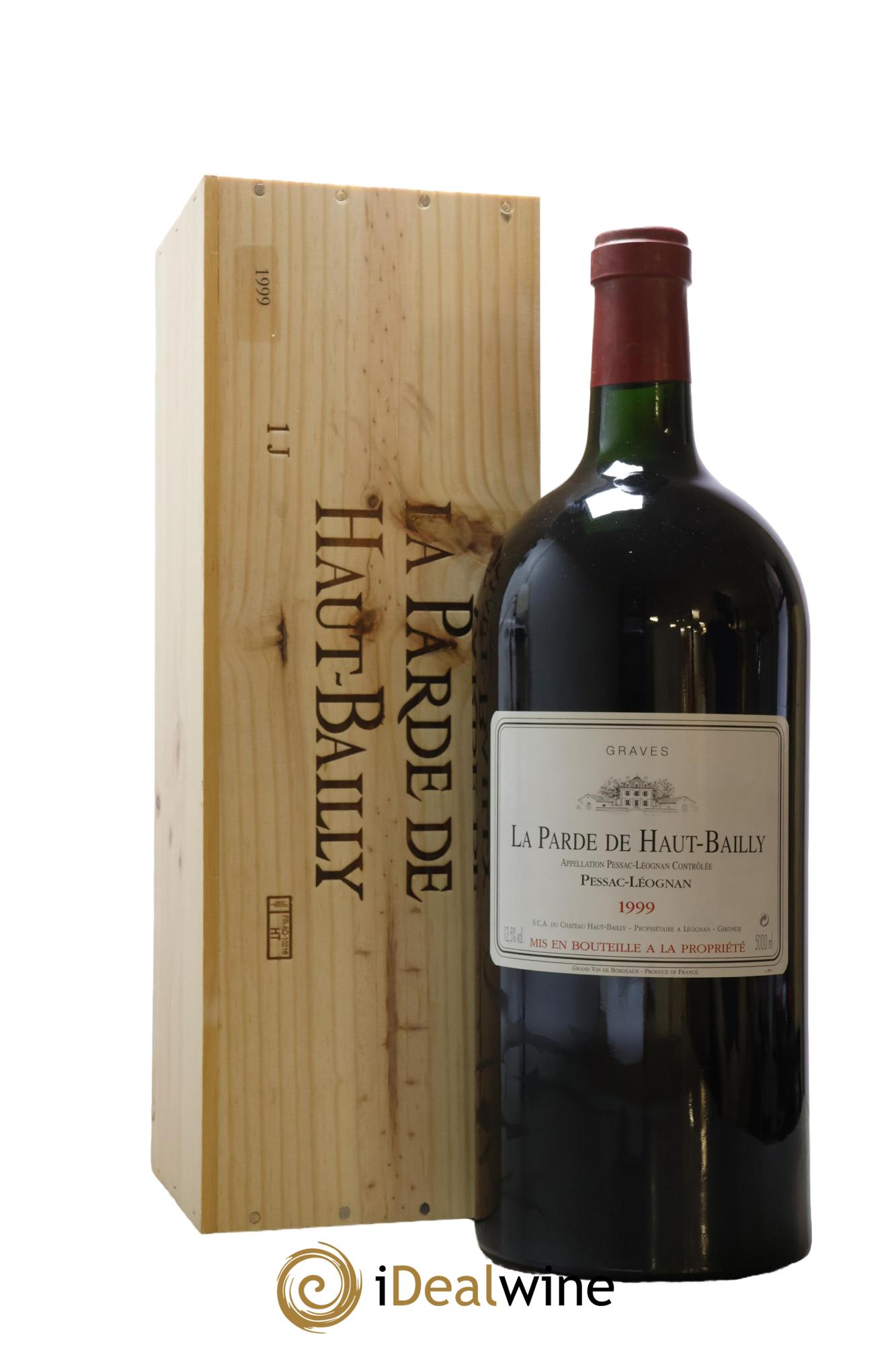 Haut Bailly II (Anciennement La Parde de Haut-Bailly) Second Vin 1999 - Lot de 1 jeroboam - 1