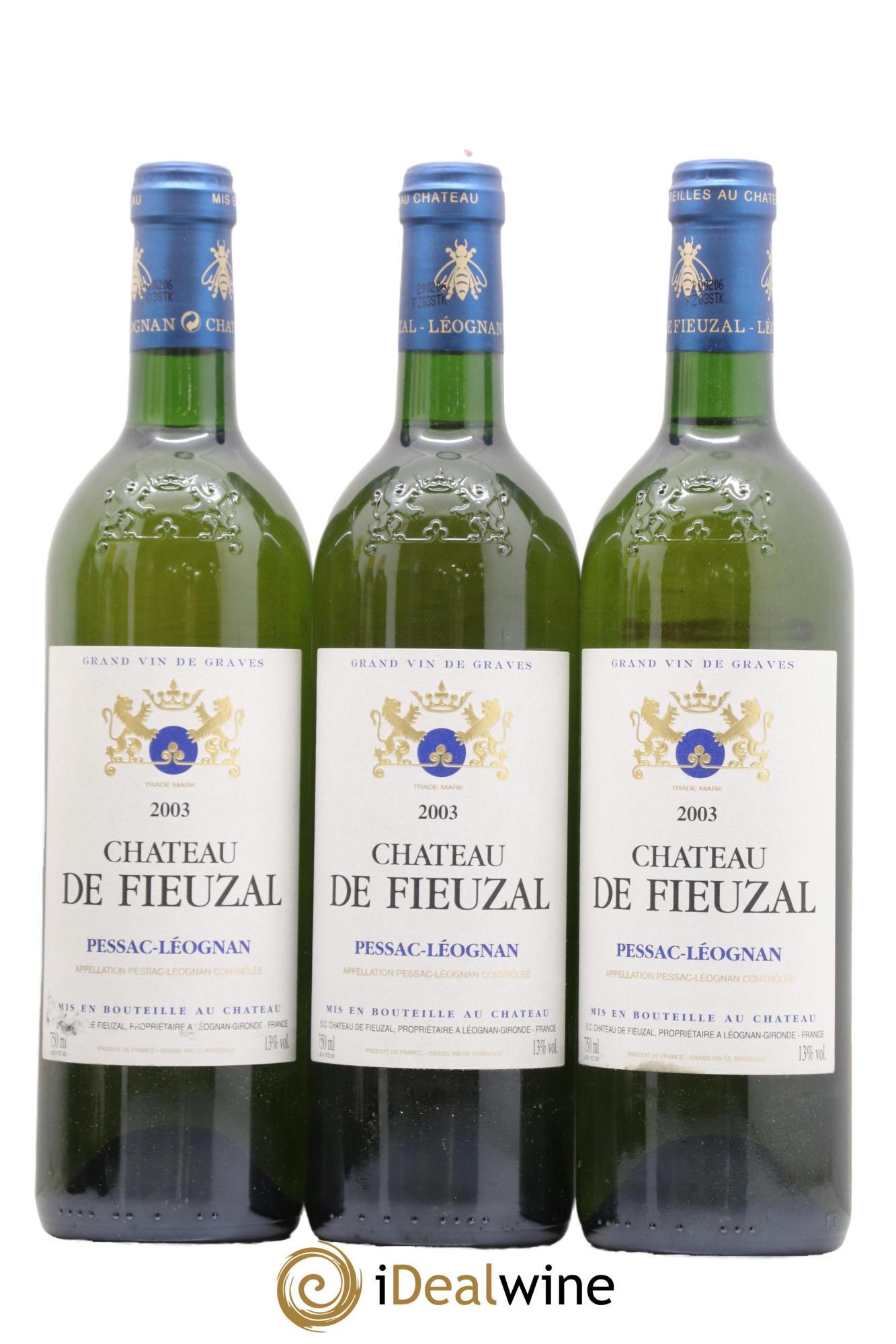 Château de Fieuzal 2003 - Lotto di 12 bottiglie - 4