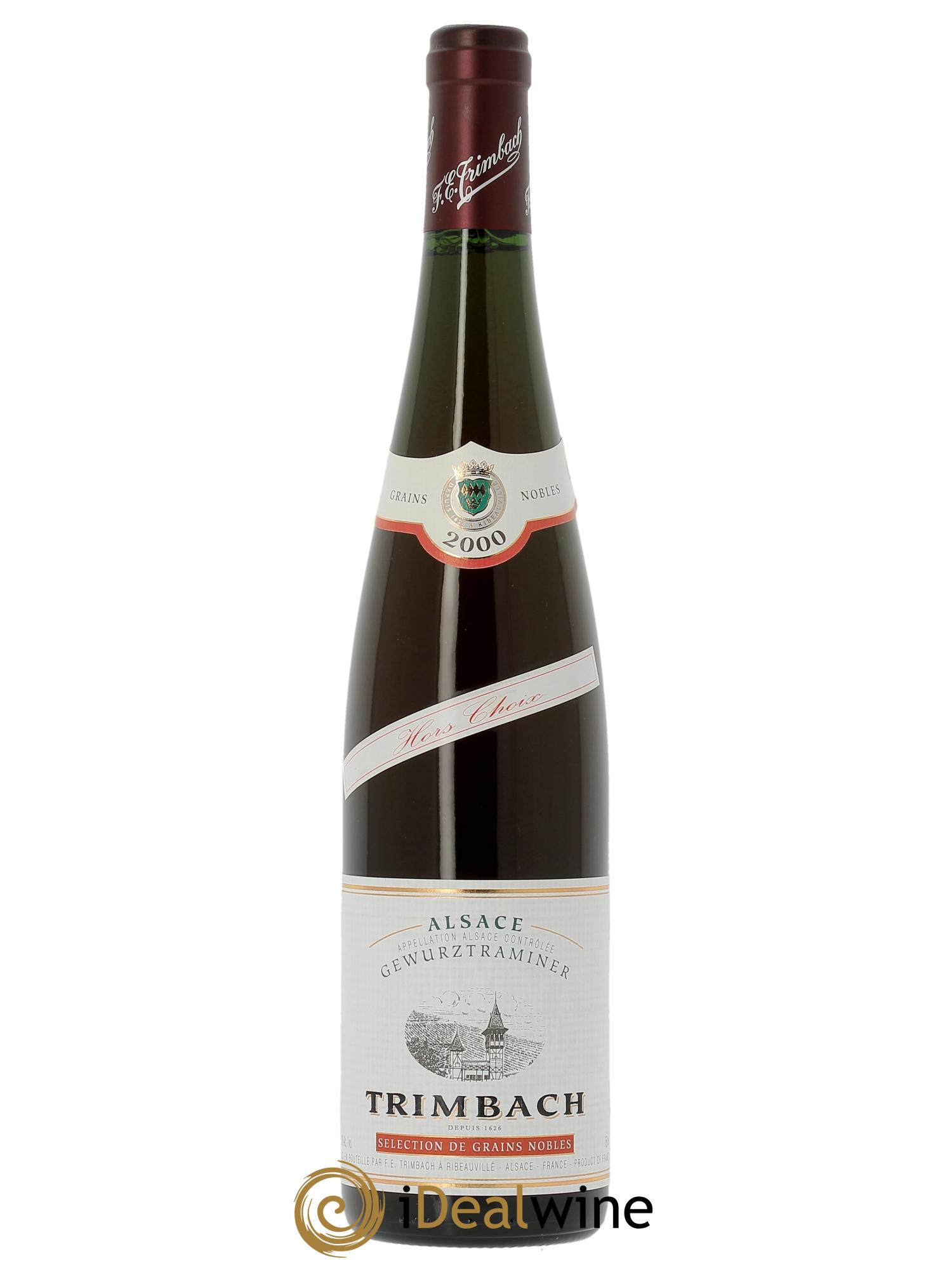 Alsace Gewurztraminer Sélection de Grains Nobles Trimbach (Domaine)  2000 - Lot of 1 bottle - 0