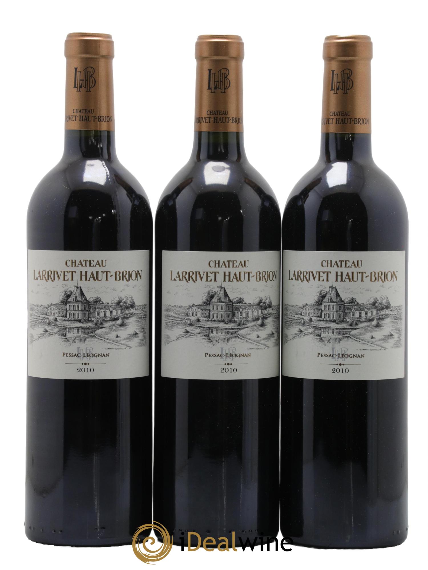 Château Larrivet Haut-Brion 2010 - Lot de 6 bouteilles - 1