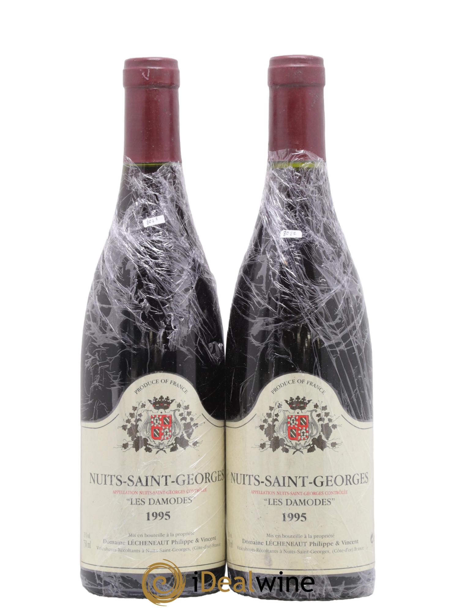 Nuits-Saint-Georges Les Damodes Lécheneaut (Domaine) 1995 - Lot de 2 bouteilles - 0