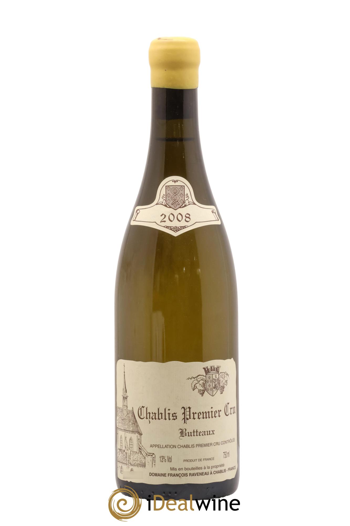 Chablis 1er Cru Butteaux Raveneau (Domaine) 2008 - Lot de 1 bouteille - 0