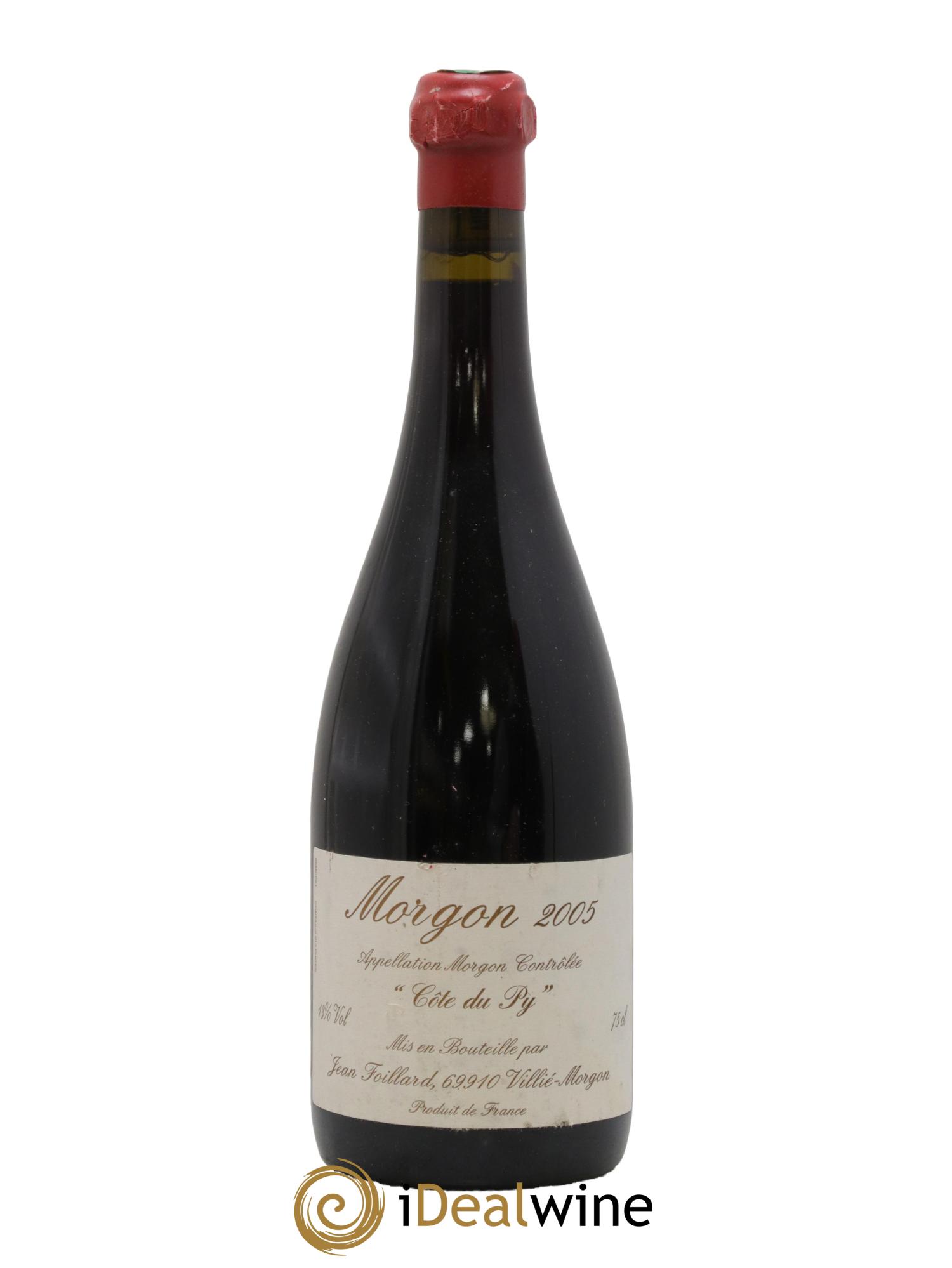 Morgon Côte du Py Jean Foillard 2005 - Posten von 1 Flasche - 0