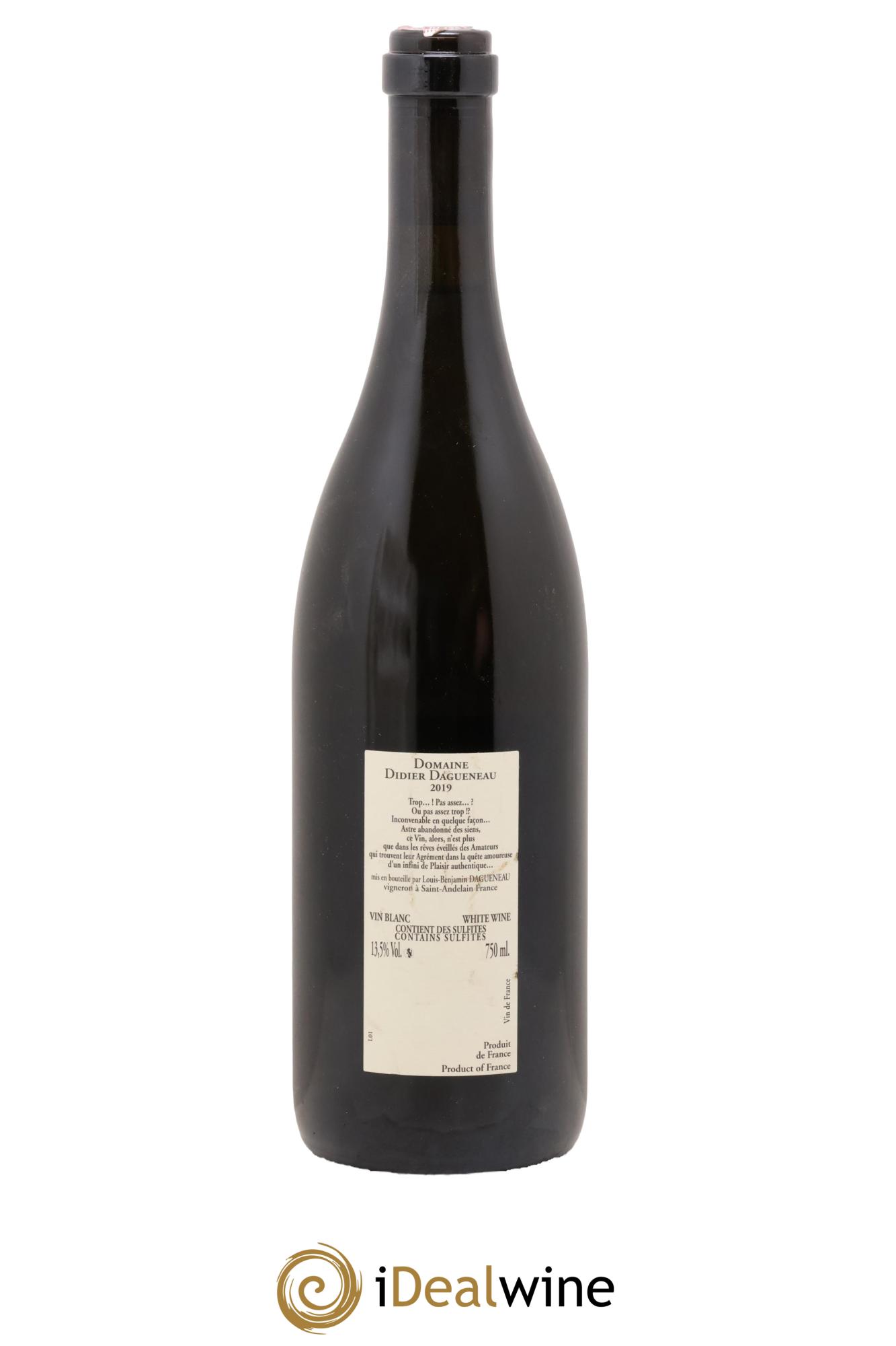 Pouilly-Fumé Buisson Renard Dagueneau (Domaine Didier - Louis-Benjamin) 2019 - Lot de 1 bouteille - 1