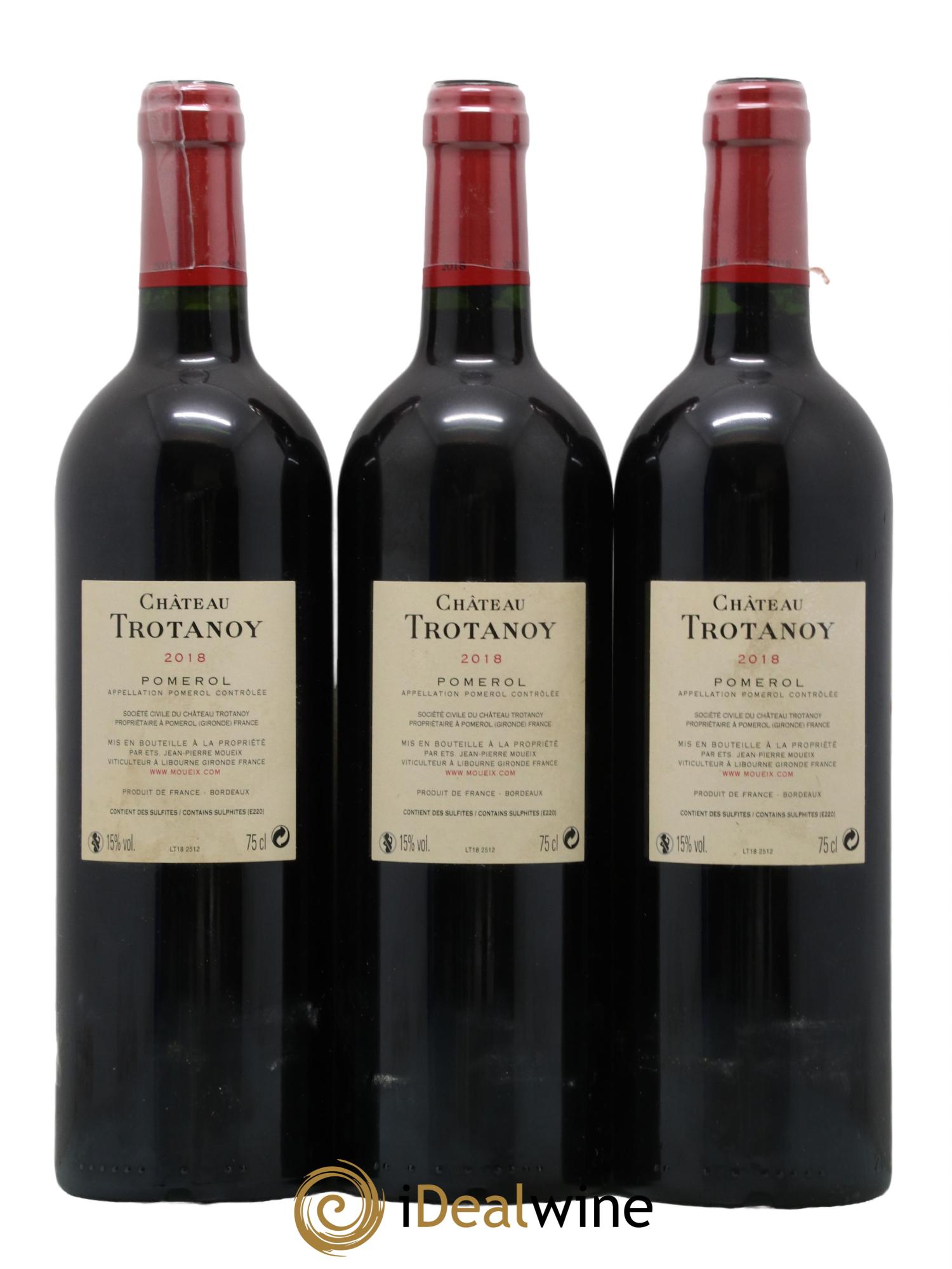 Château Trotanoy 2018 - Posten von 3 Flaschen - 1