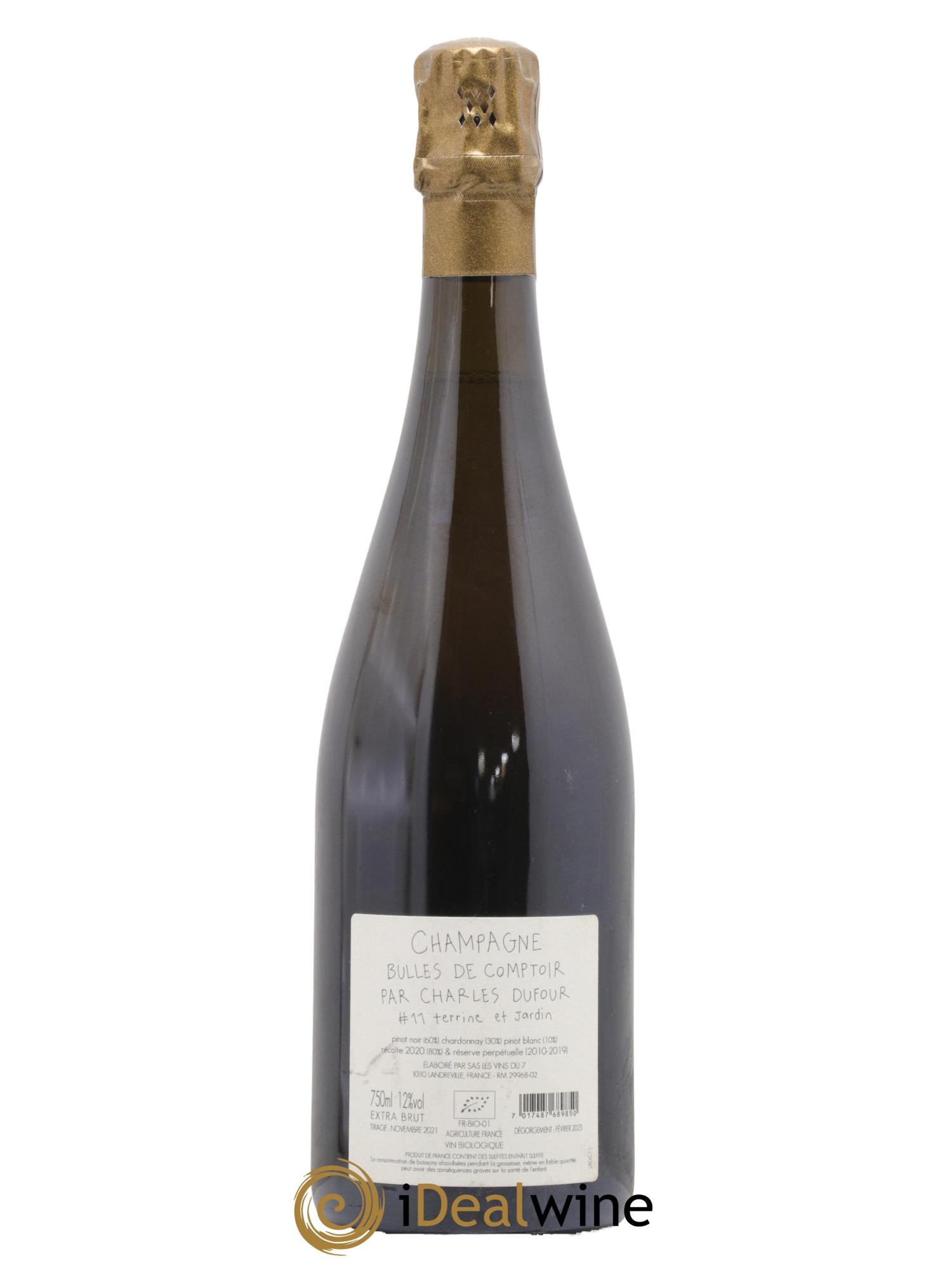 Champagne Bulles de Comptoir Maison Charles Dufour - Lot of 1 bottle - 1