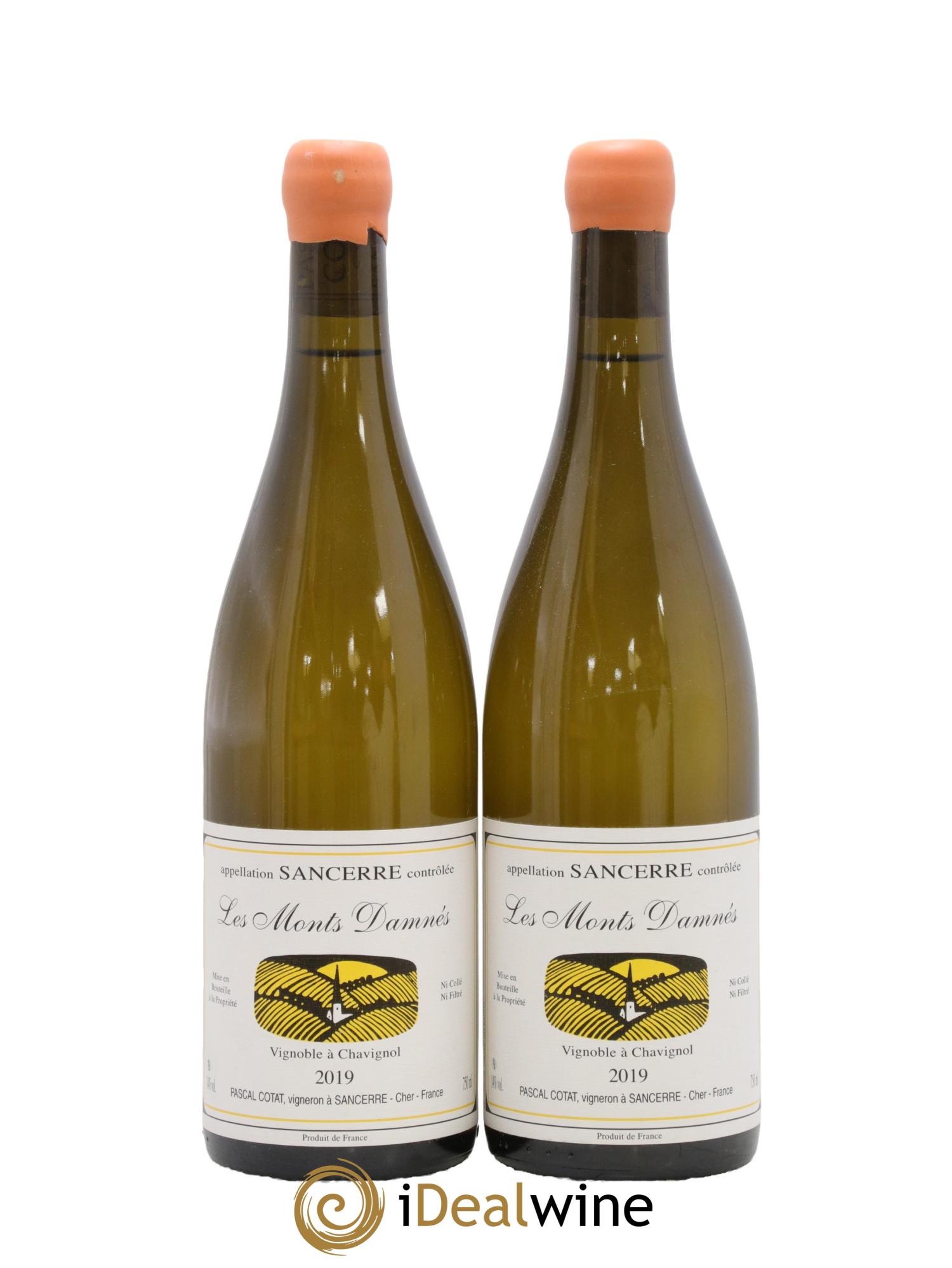 Sancerre Les Monts Damnés Pascal Cotat 2019 - Lot de 2 bouteilles - 0