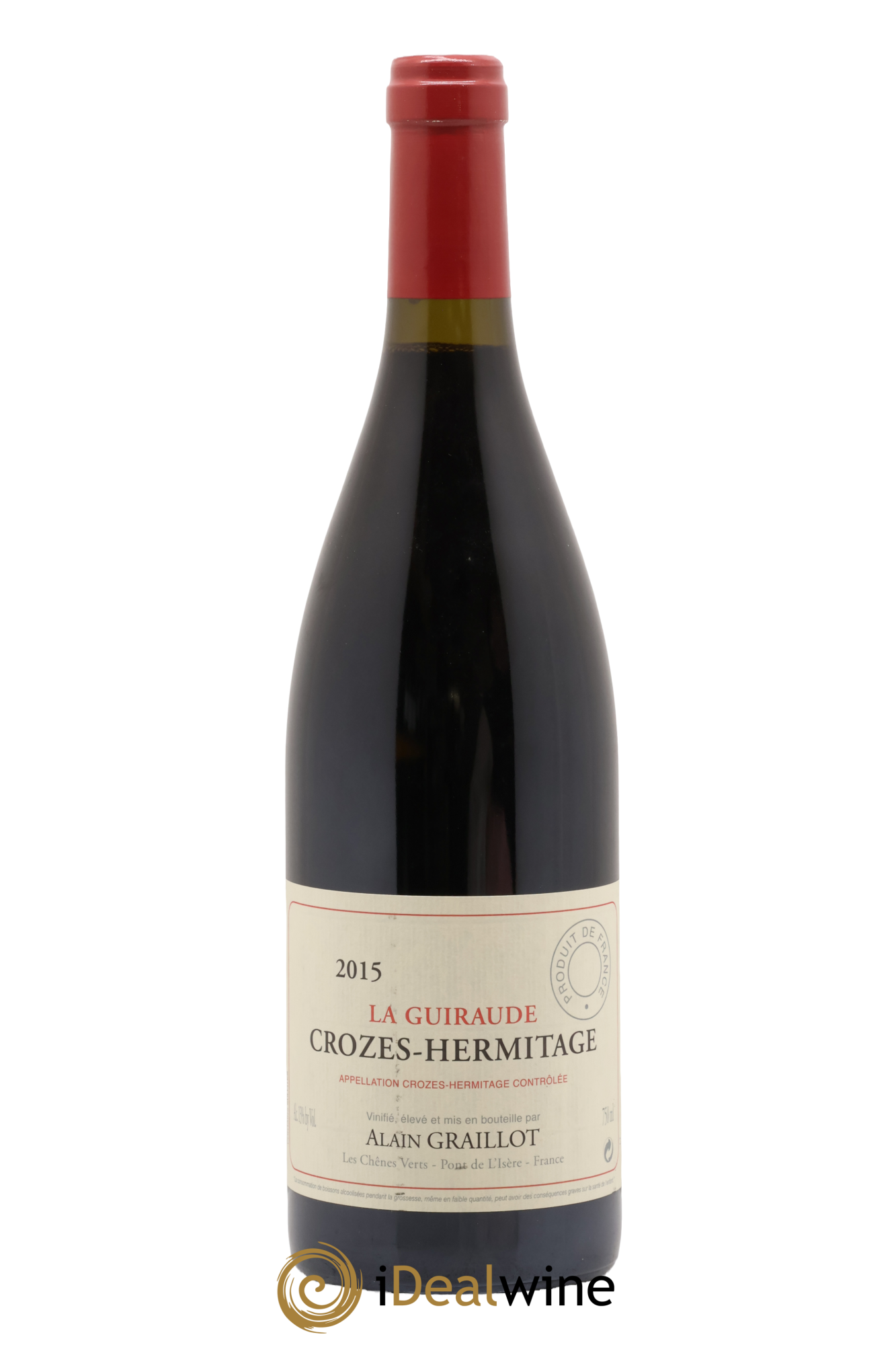 Crozes-Hermitage La Guiraude Domaine Graillot 2015 - Lot de 1 bouteille - 0