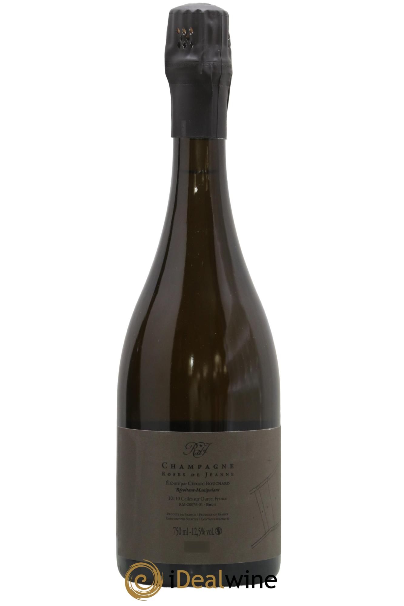 Roses de Jeanne Côte de Val Vilaine Blanc de Noirs Cédric Bouchard 2023 - Lot de 1 bouteille - 1
