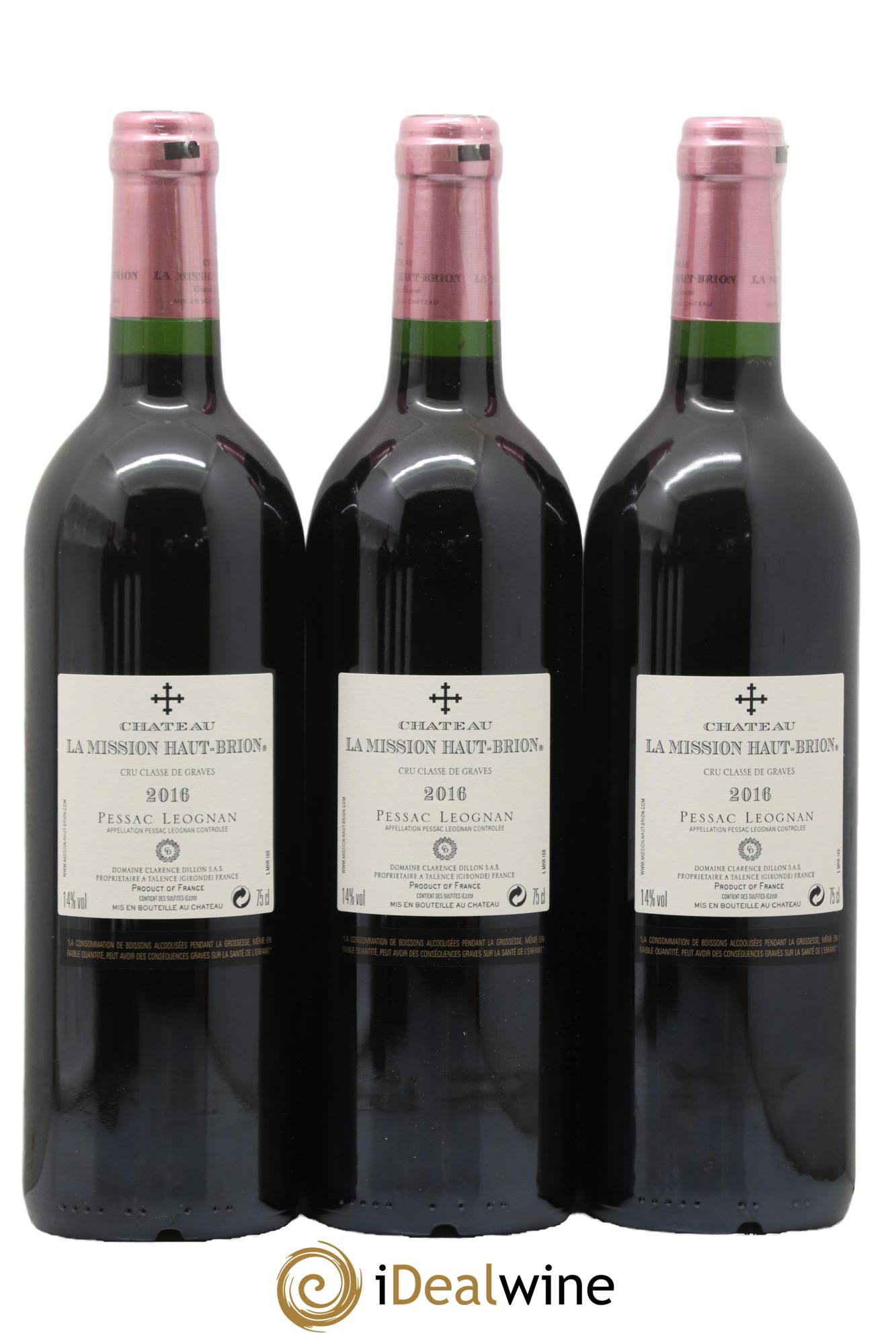 Château la Mission Haut-Brion Cru Classé de Graves 2016 - Lot de 6 bouteilles - 2