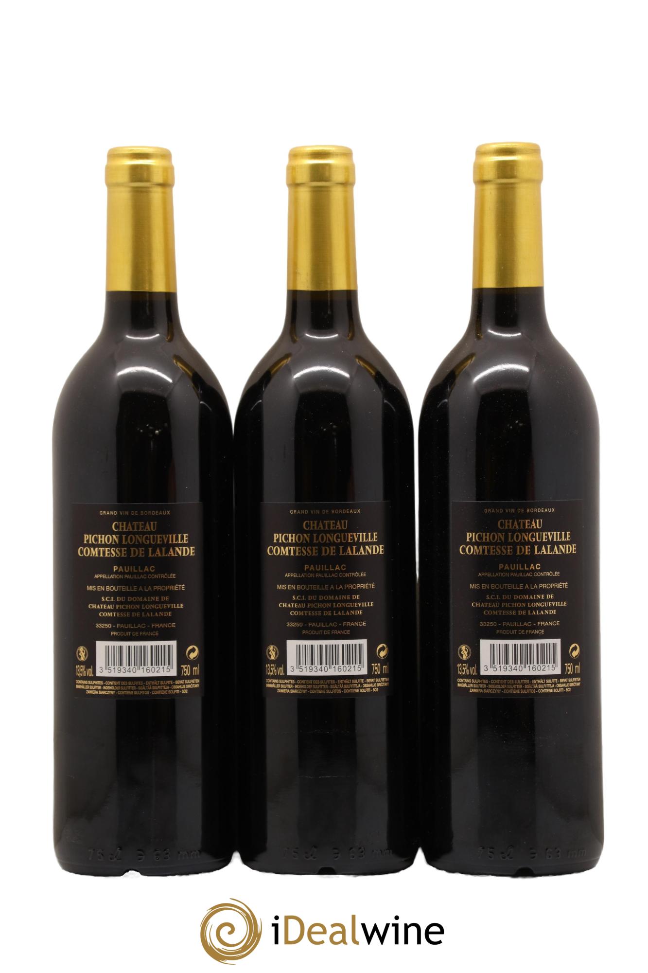 Château Pichon Longueville Comtesse de Lalande 2ème Grand Cru Classé 2016 - Lotto di 6 bottiglie - 4