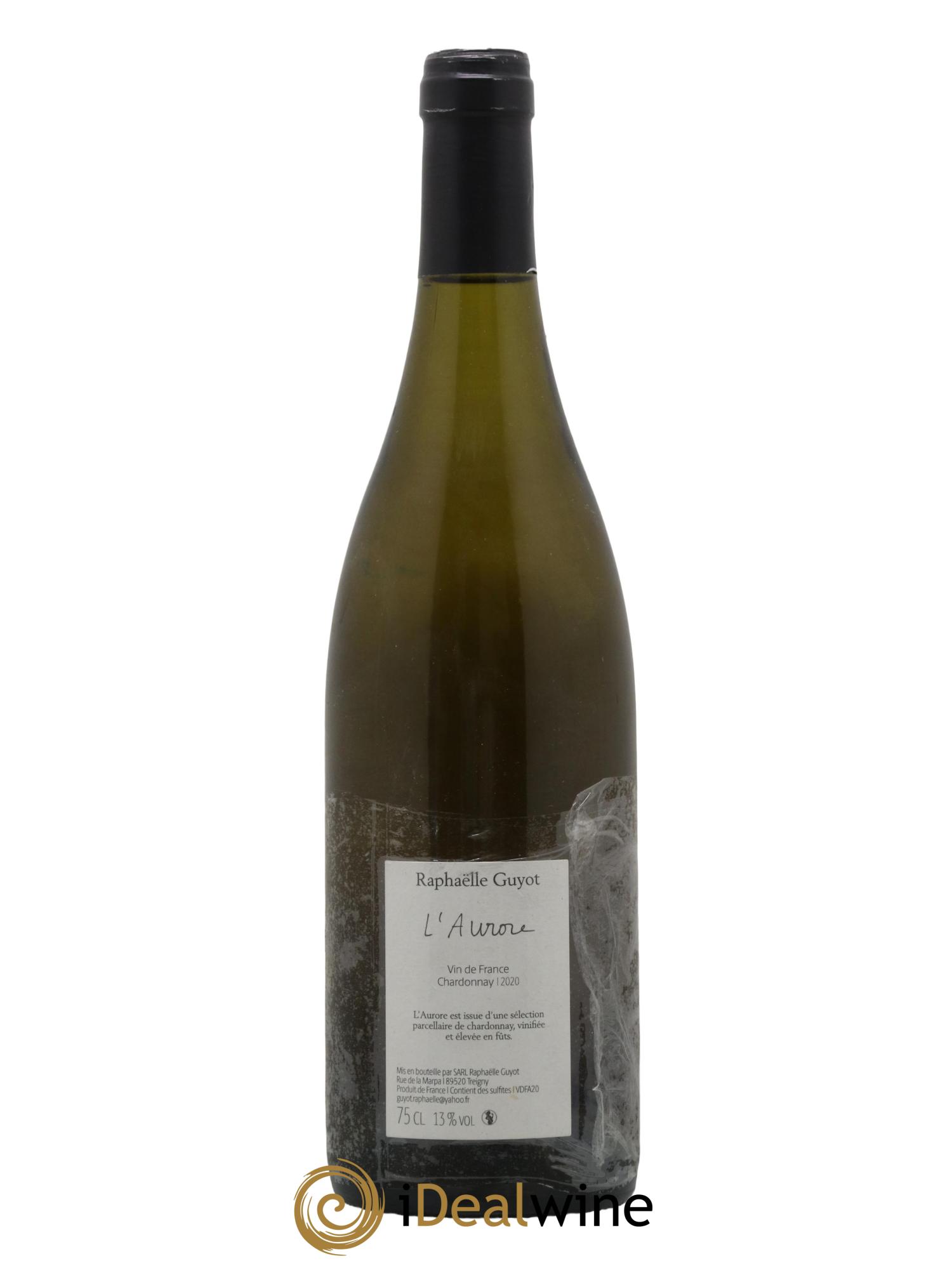 Vin de France L'Aurore Raphaelle Guyot 2020 - Lot de 1 bouteille - 1