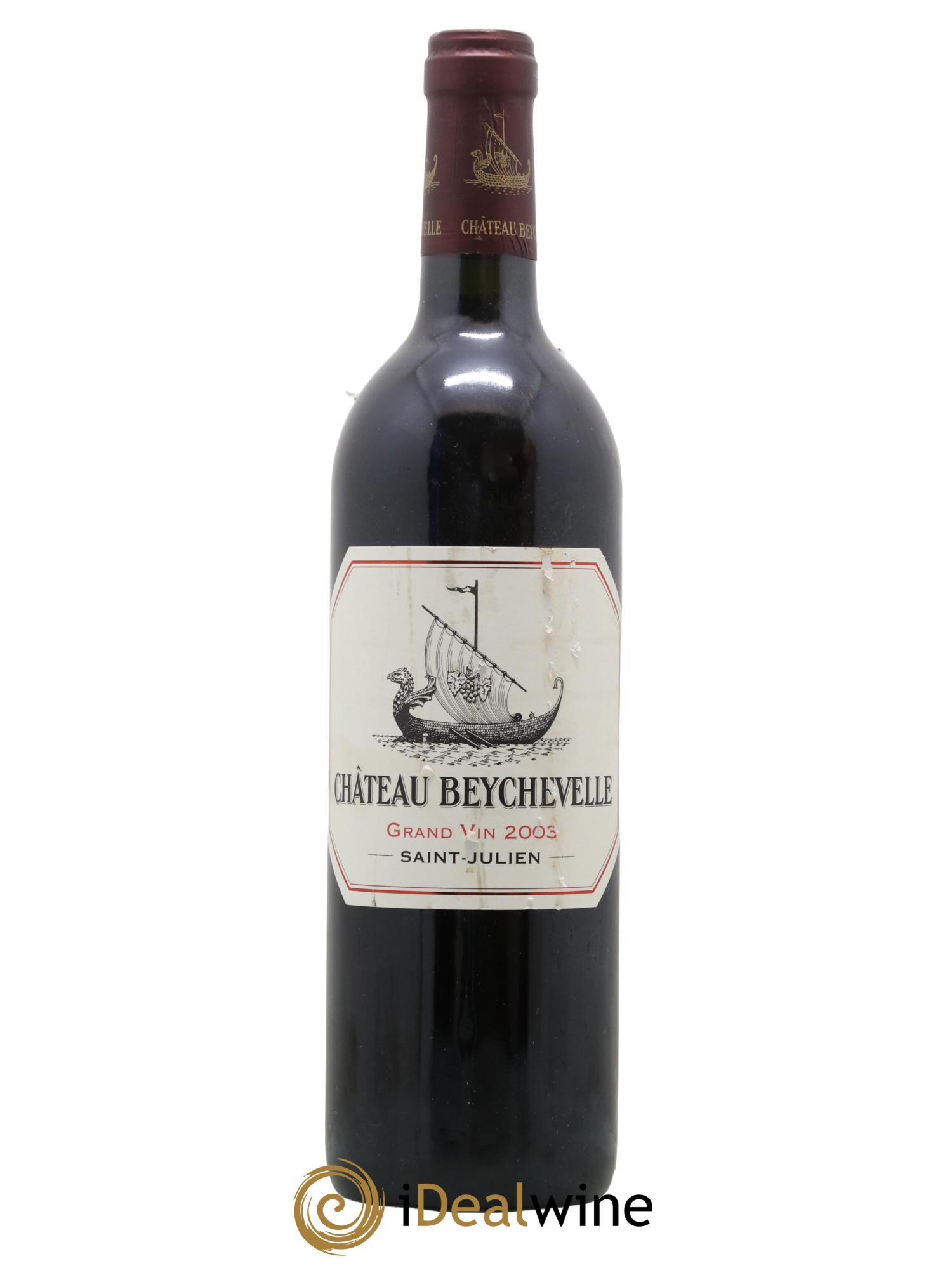 Château Beychevelle 4ème Grand Cru Classé 2003 - Lot de 1 bouteille - 0