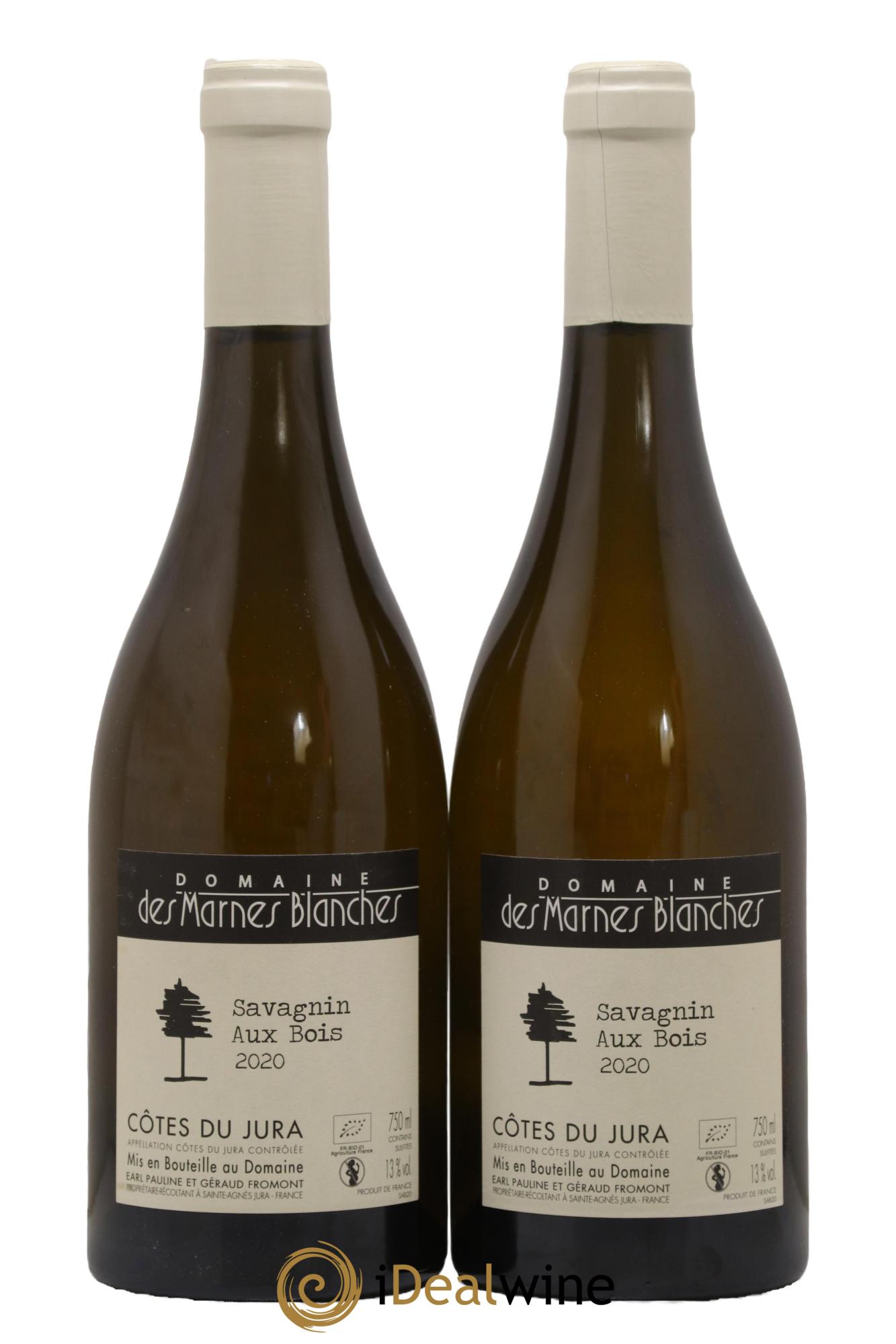 Côtes du Jura Aux Bois Savagnin Marnes Blanches (Domaine des) 2020 - Lot de 2 bouteilles - 0