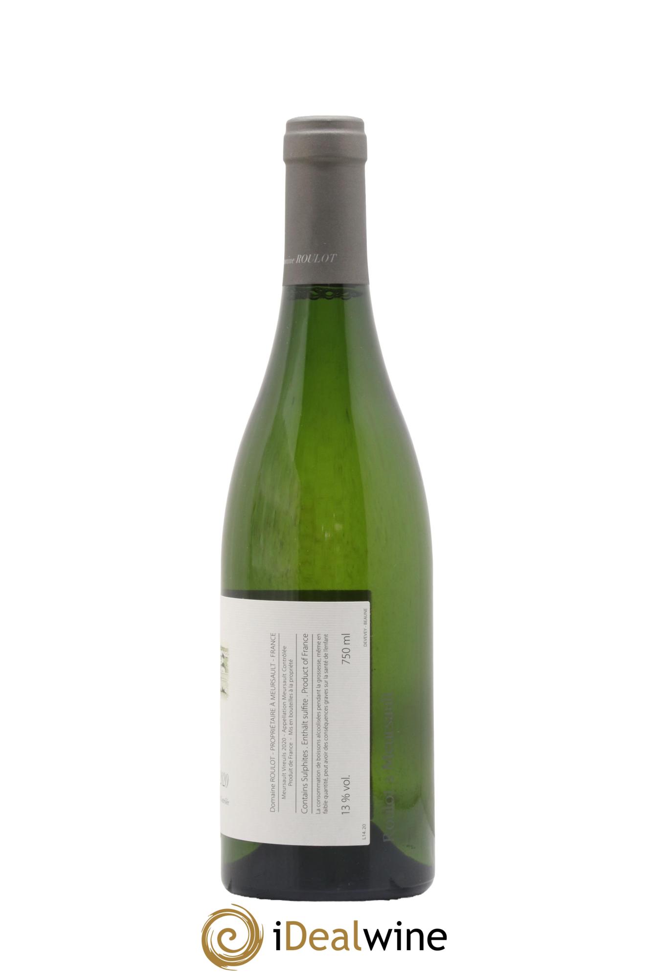Meursault Les Vireuils Roulot (Domaine) 2020 - Lot de 1 bouteille - 1
