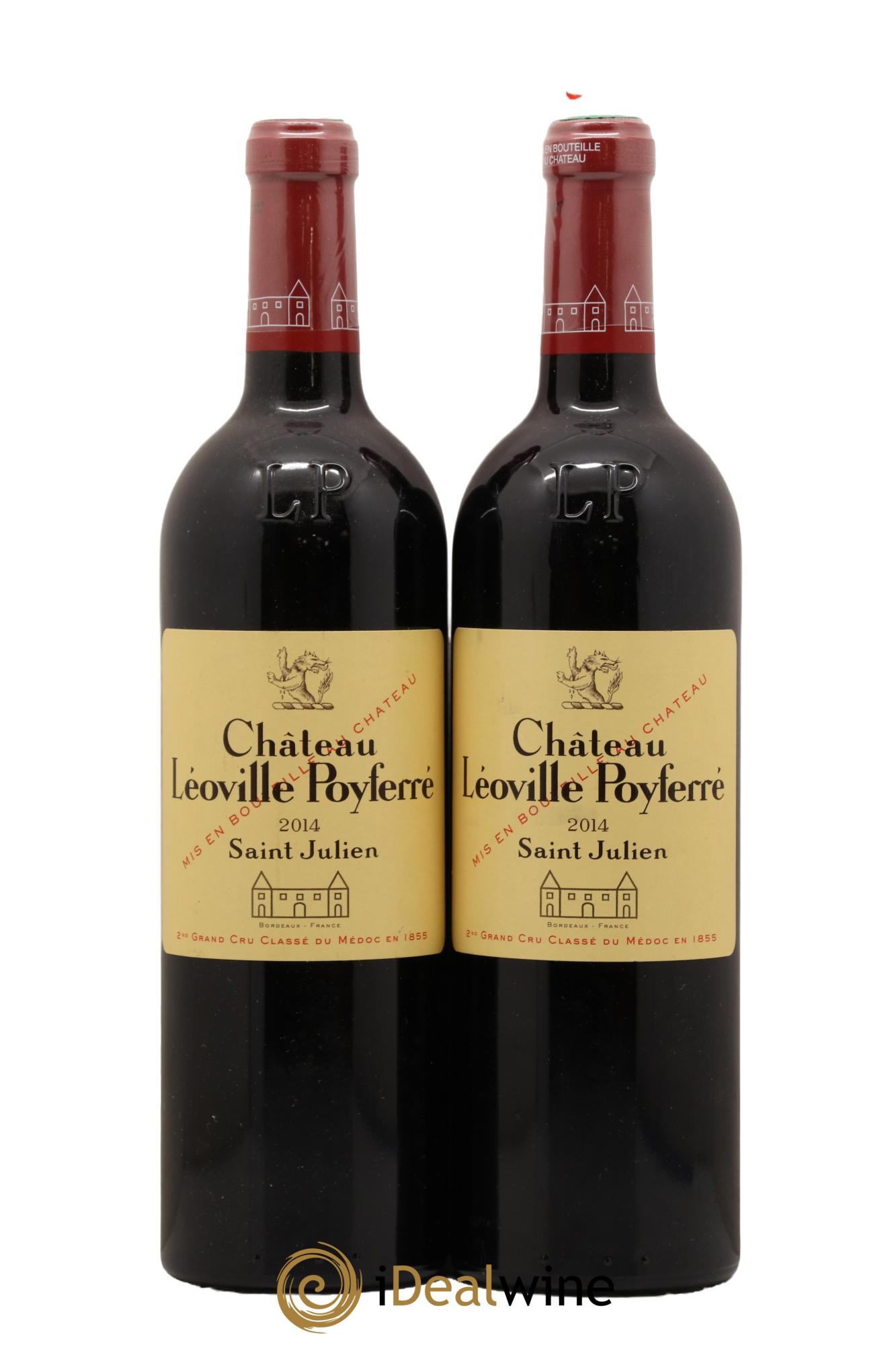Château Léoville Poyferré 2ème Grand Cru Classé 2014 - Lot de 2 bouteilles - 0