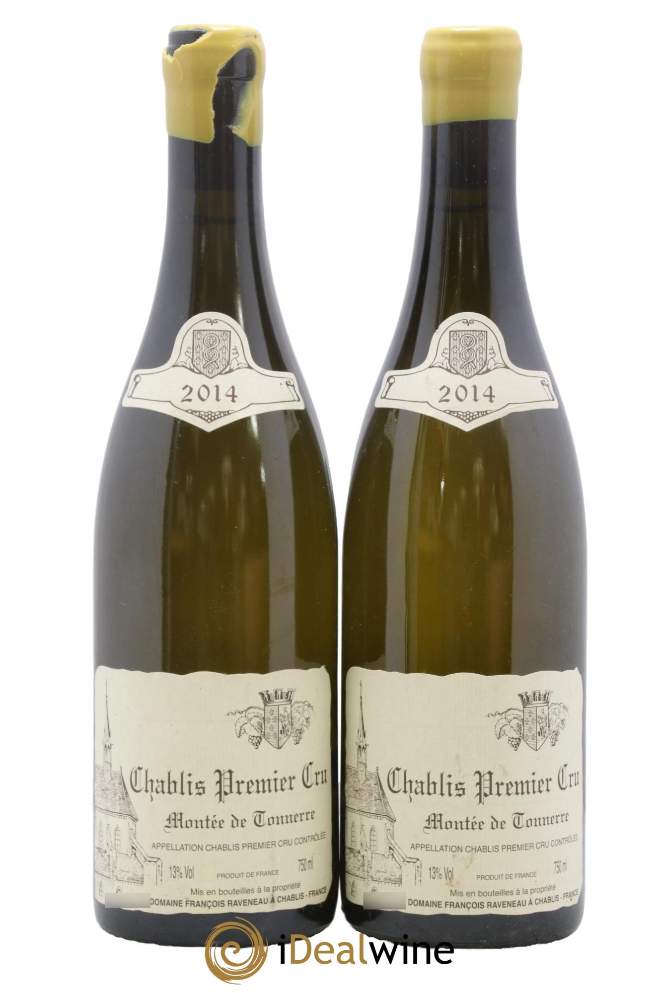 Chablis 1er Cru Montée de Tonnerre Raveneau (Domaine) 2014 - Posten von 2 Flaschen - 0