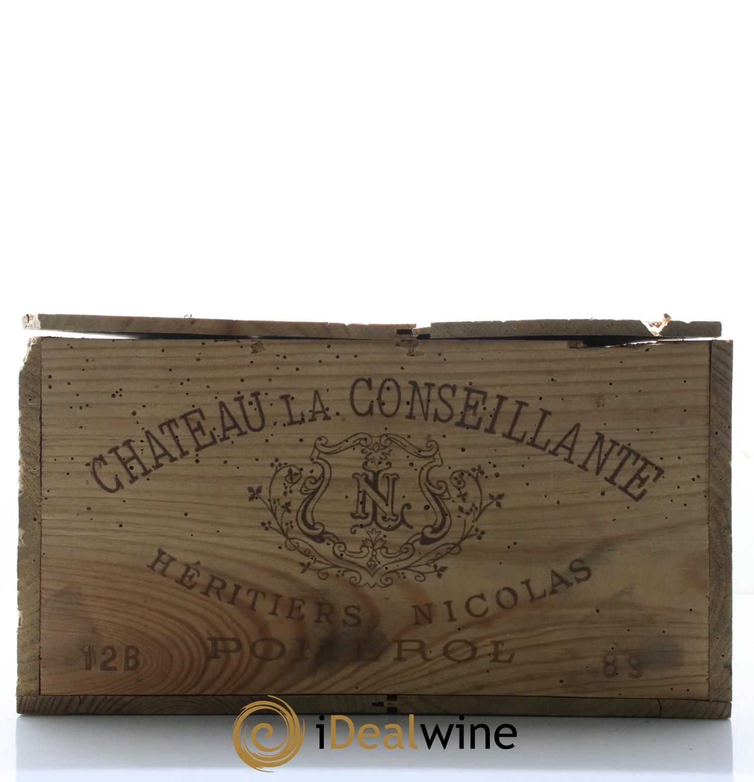 Château la Conseillante 1989 - Lot de 12 bouteilles - 6