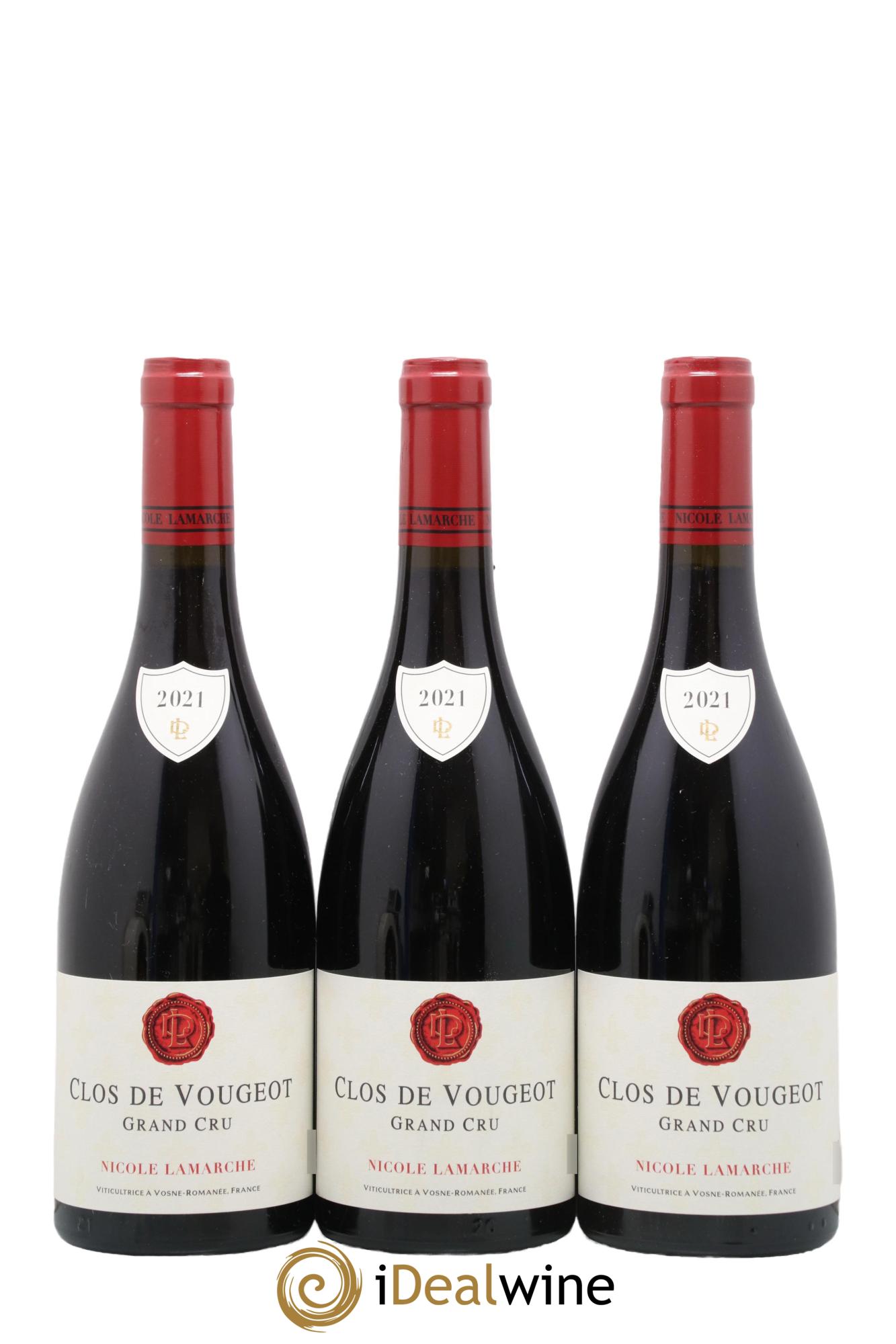 Clos de Vougeot Grand Cru Lamarche (Domaine) 2021 - Lot de 3 bouteilles - 0