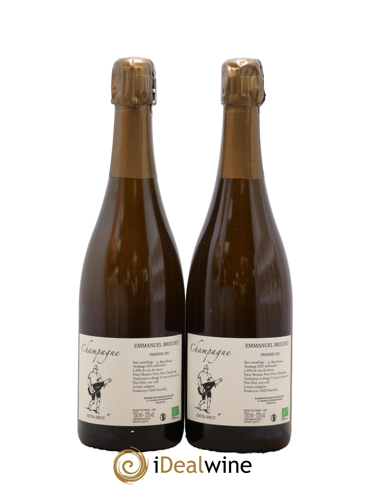 Le Mont Benoit Extra-Brut Emmanuel Brochet - Lot de 2 bouteilles - 0