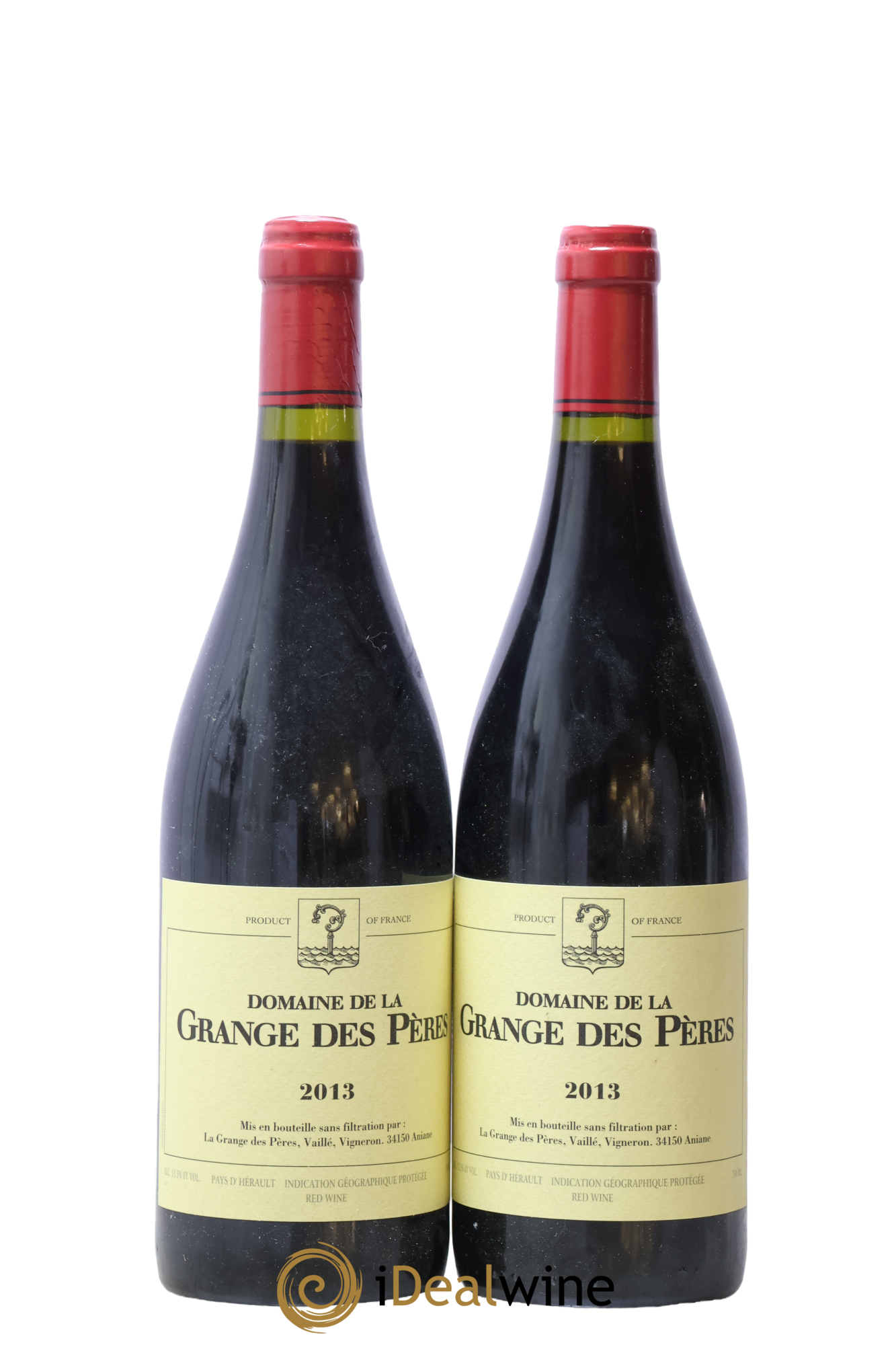 Pays d'Hérault Grange des Pères Laurent Vaillé 2013 - Lot de 2 bouteilles - 0