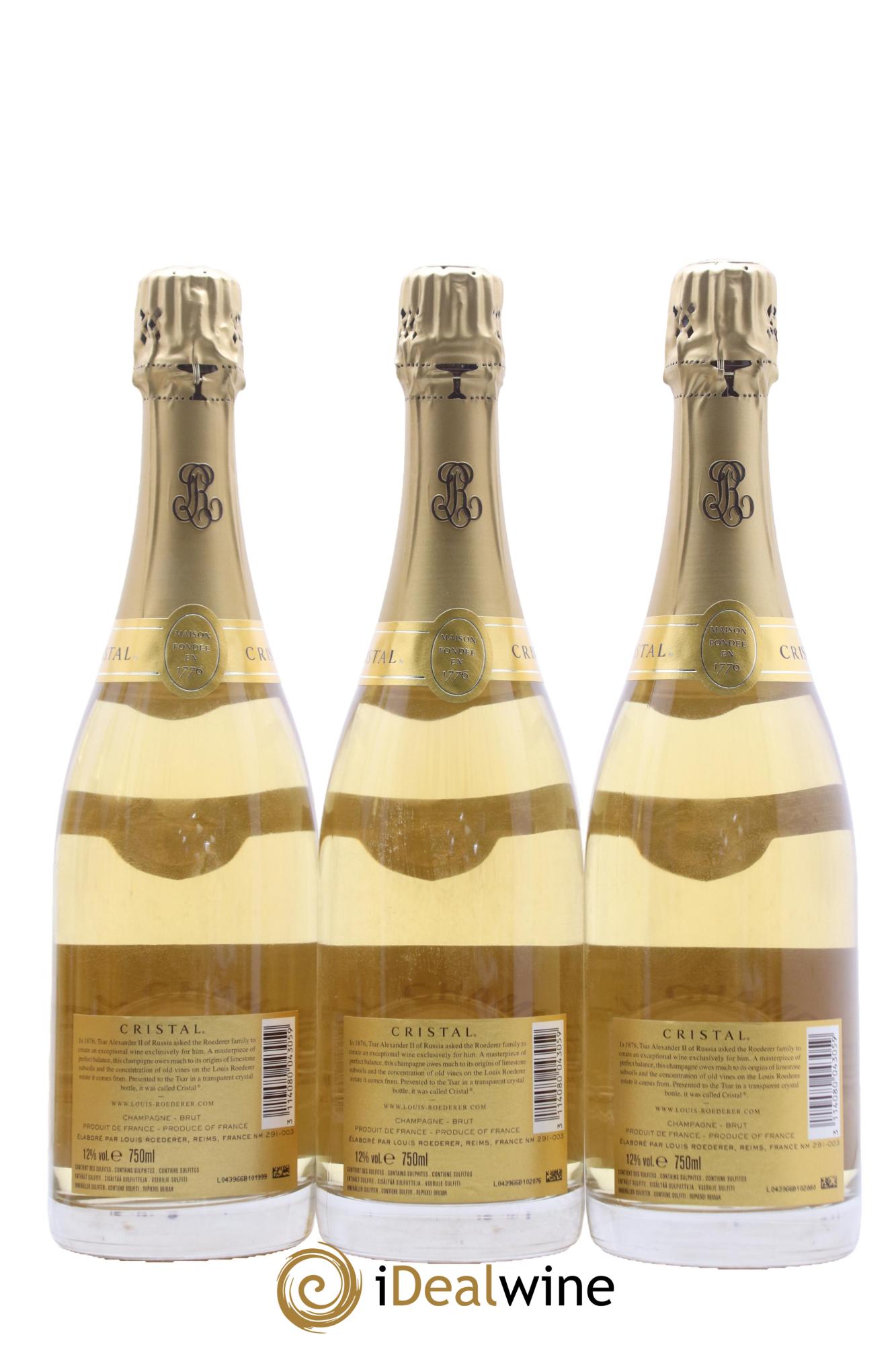 Cristal Louis Roederer 2009 - Lot de 6 bouteilles - 2