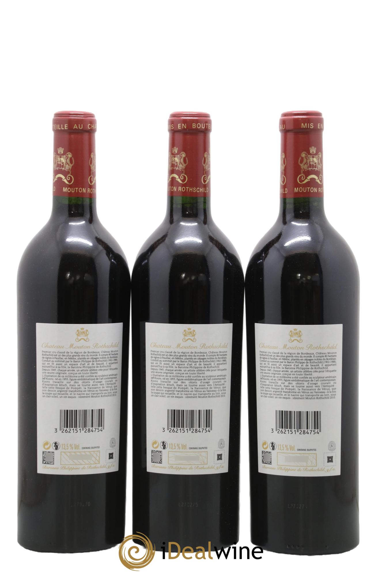 Château Mouton Rothschild 1er Grand Cru Classé 2010 - Lot of 6 bottles - 4