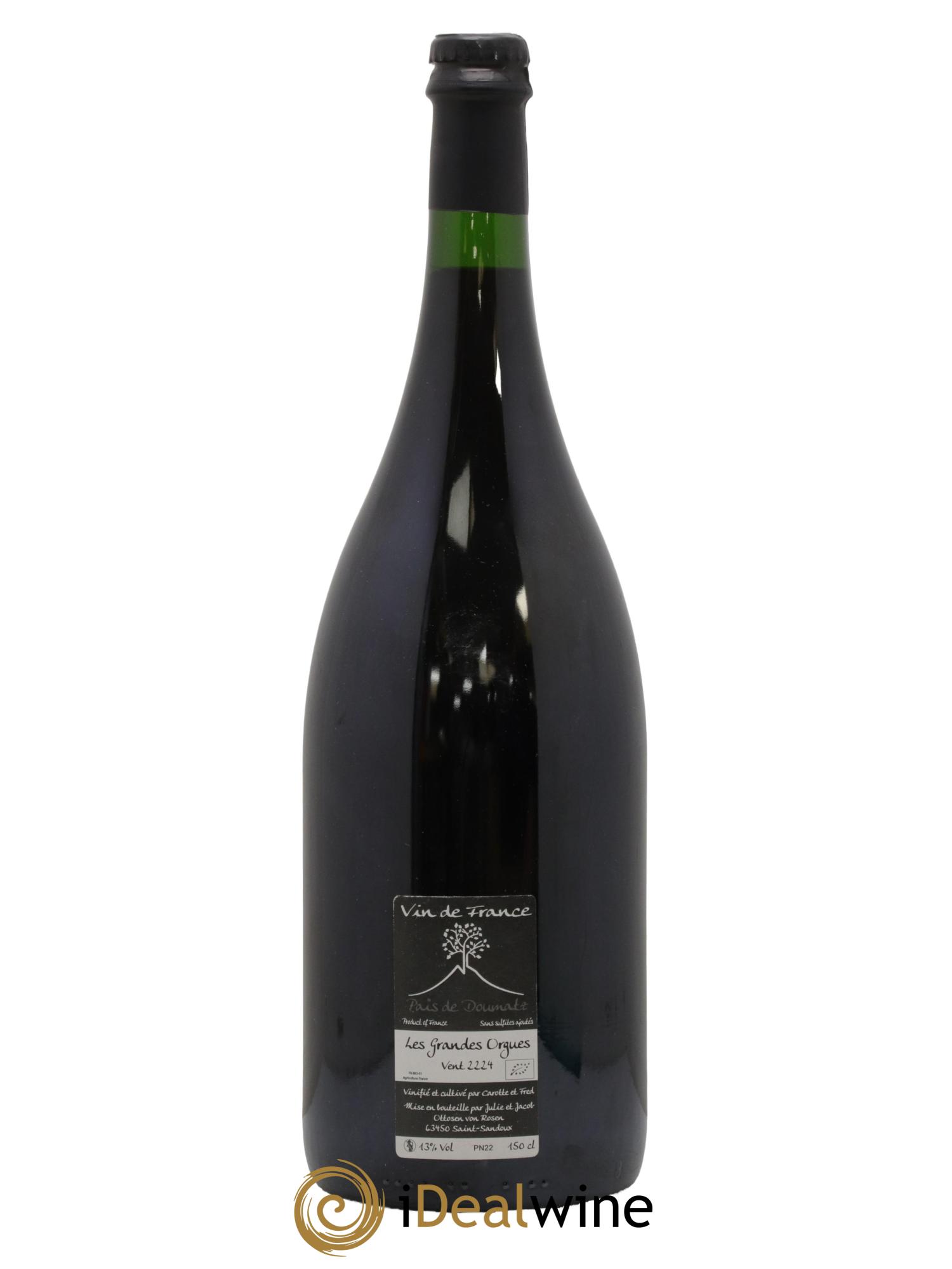 Vin de France Les Grandes Orgues Vignoble de l'Arbre Blanc 2022 - Lotto di 1 magnum - 1