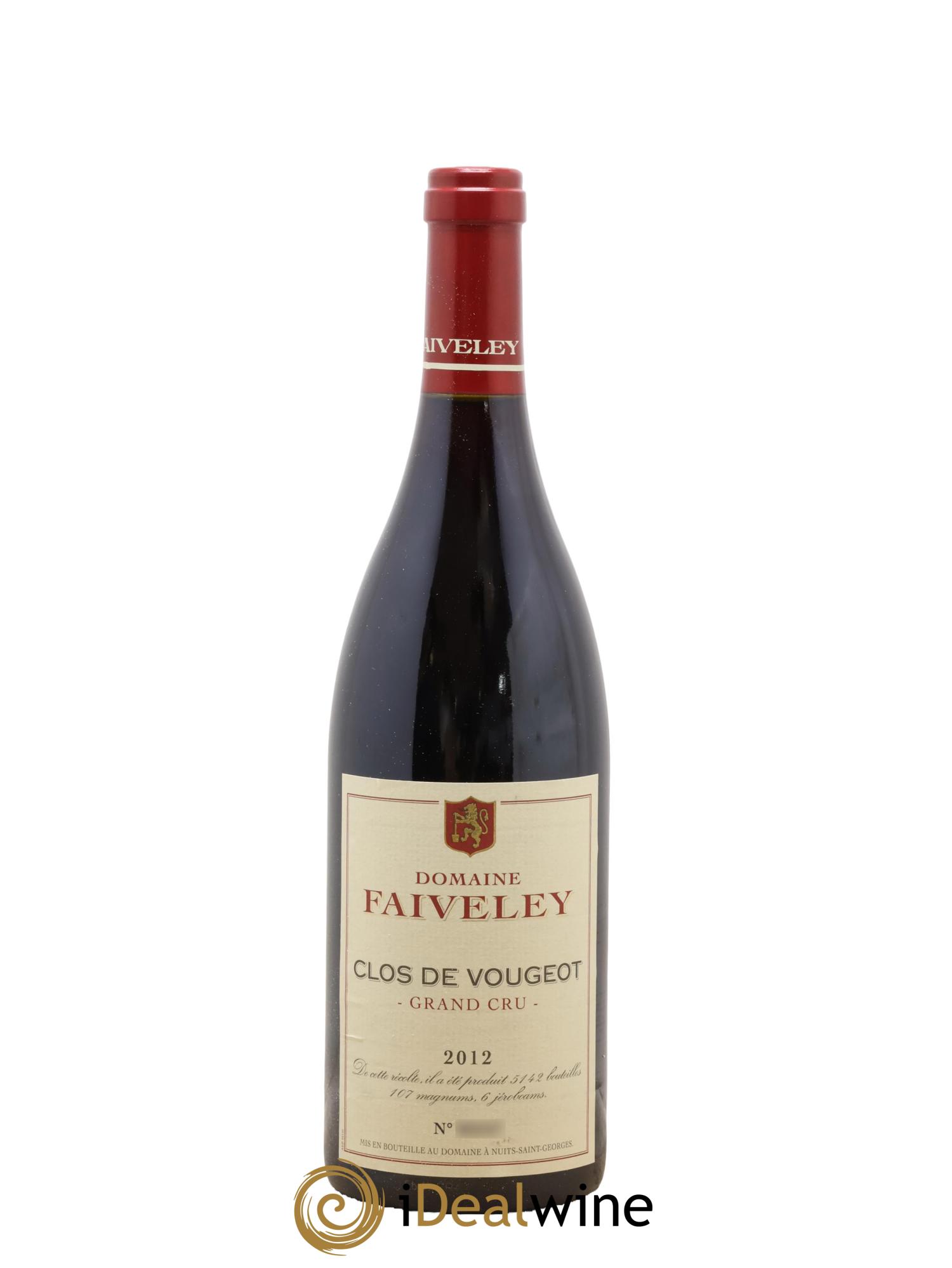 Clos de Vougeot Grand Cru Faiveley 2012 - Lotto di 1 bottiglia - 0